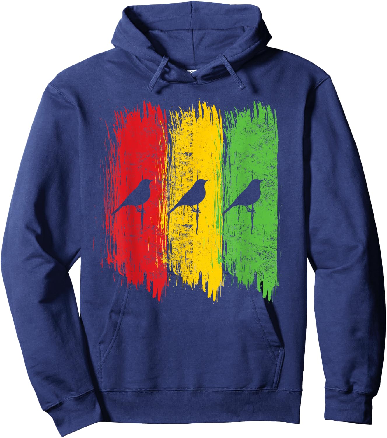 Good Rastafari Music Vibes Only Rasta Jamaika Reggae Hoodie - Hoodie | Navy