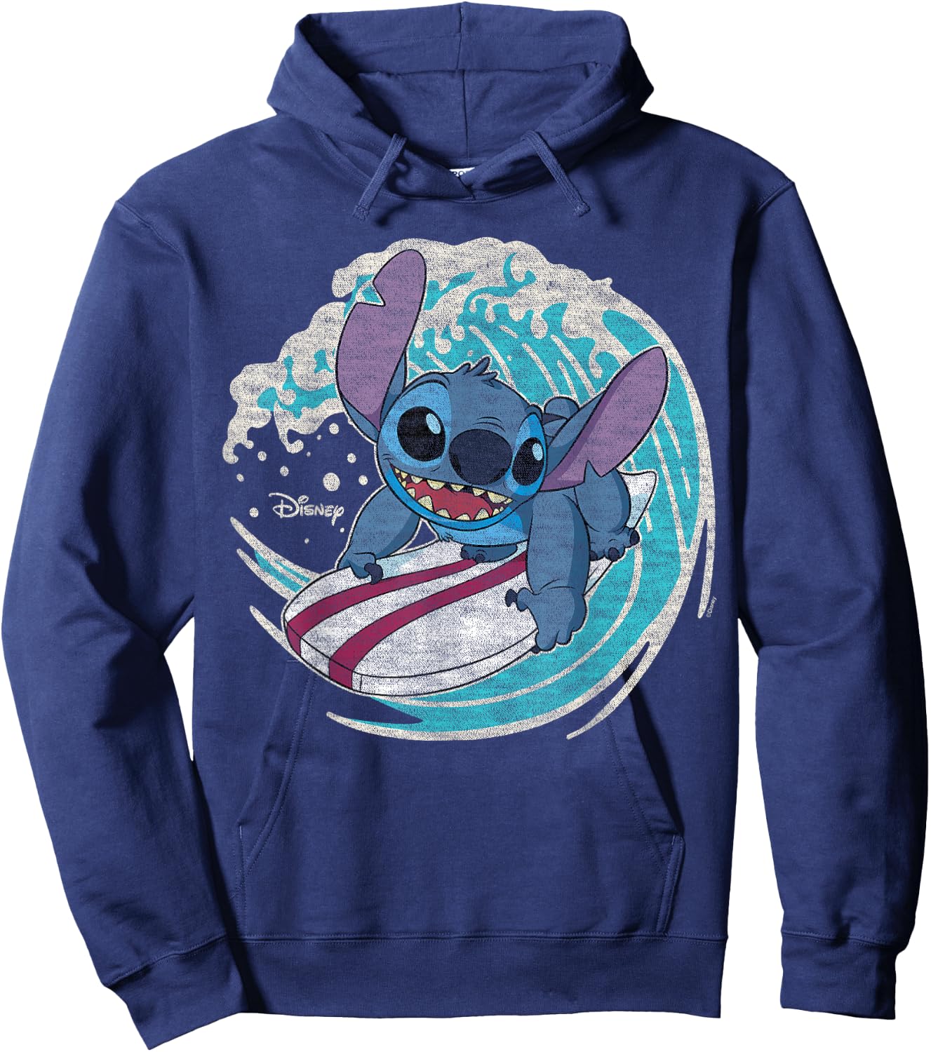 Lilo & Stitch - Stitch Surf Hoodie - Hoodie | Navy
