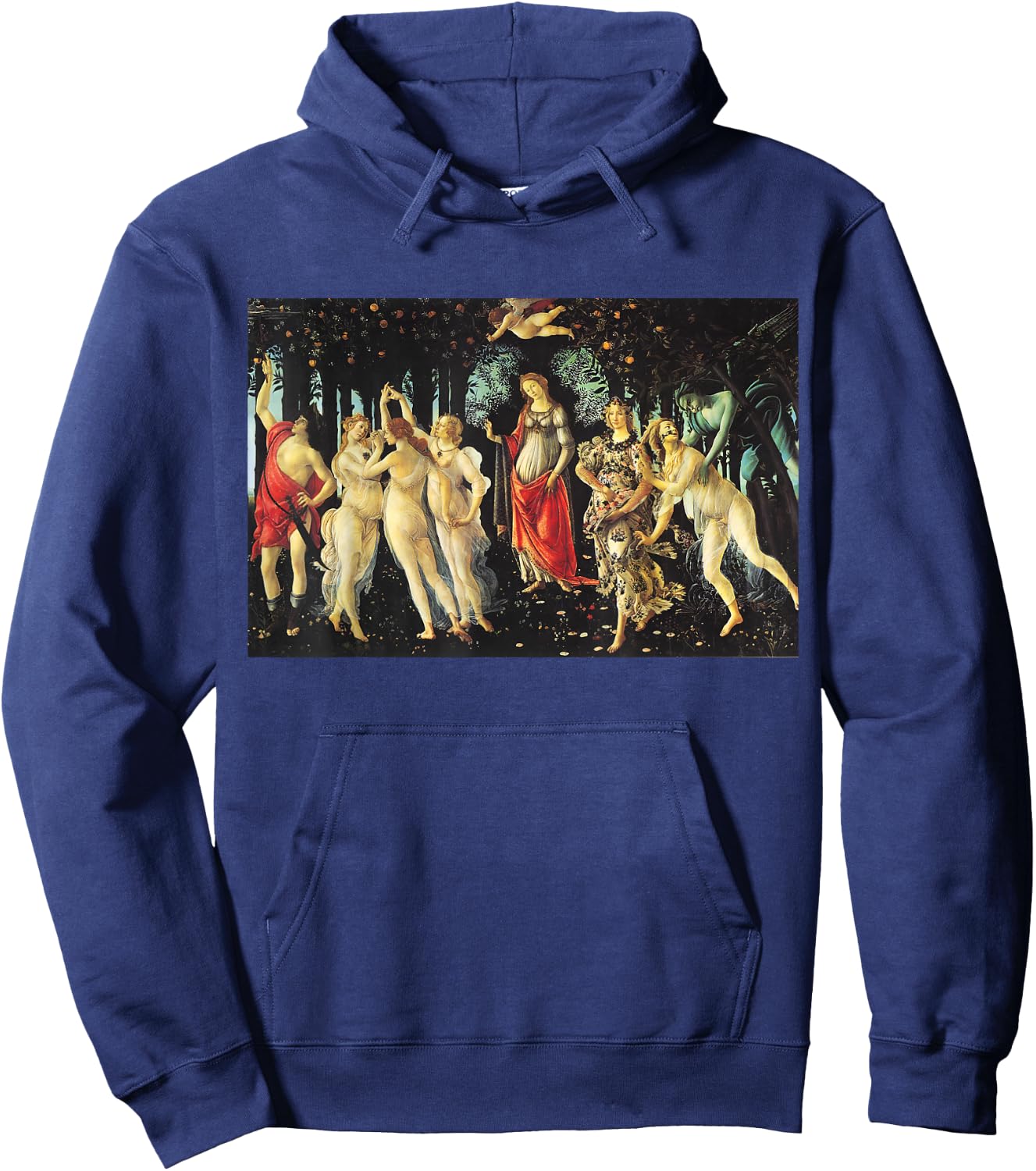The Spring (Primavera) by Sandro Botticelli Hoodie - Hoodie | Navy