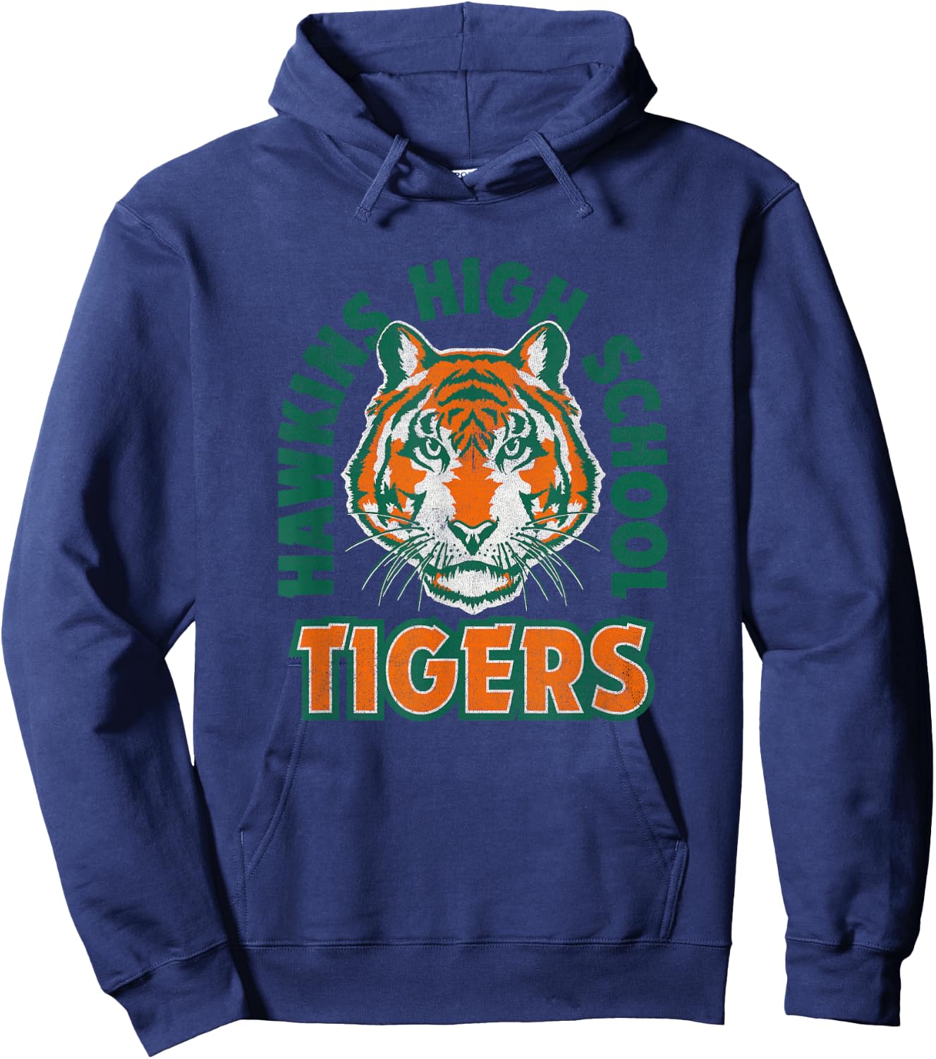 Stranger Things Retro Hawkins High School 1986 Collegiate Hoodie - Hoodie | Navy