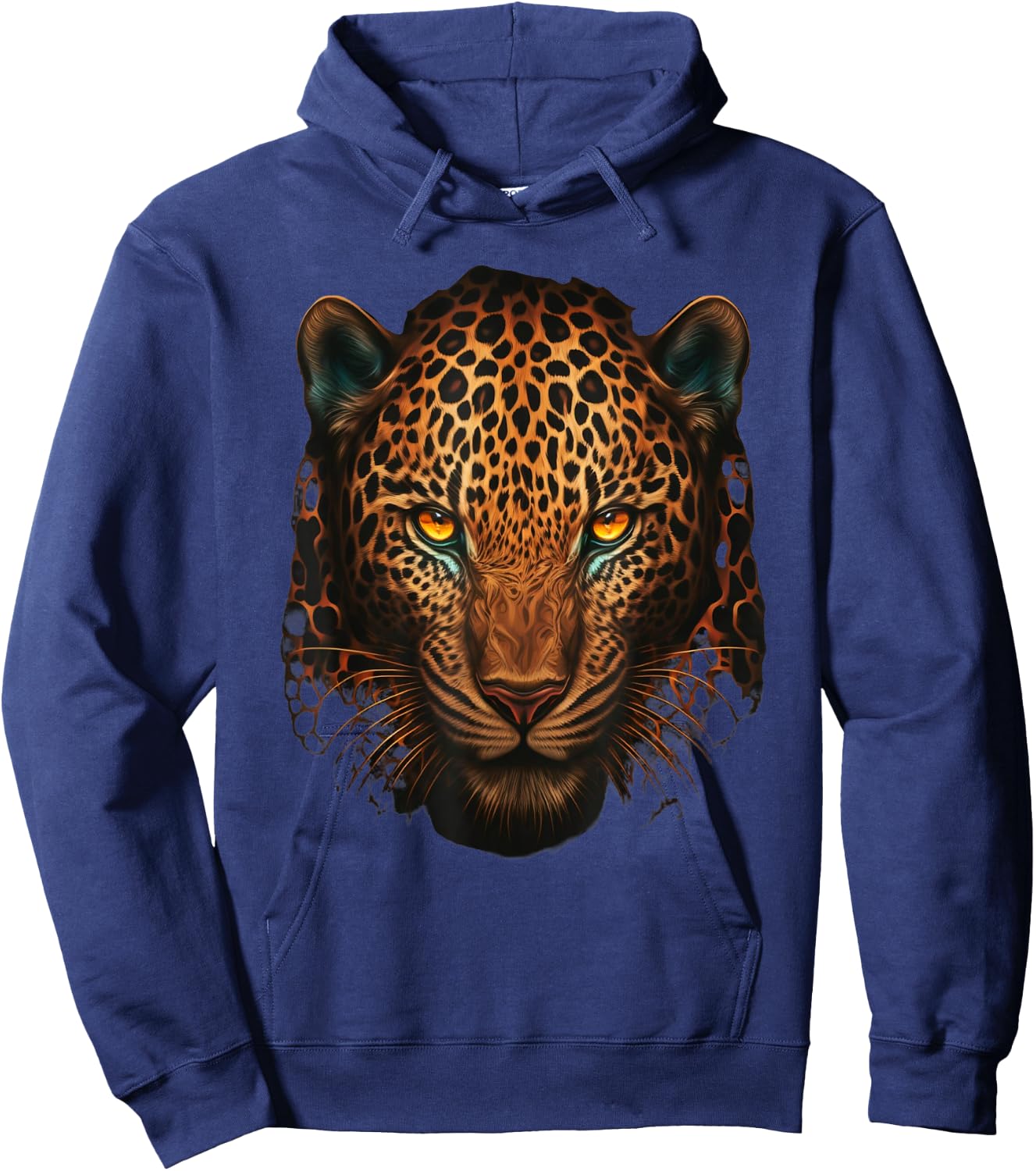 Jaguar face & head for lover Animal Wild Hoodie - Hoodie | Navy