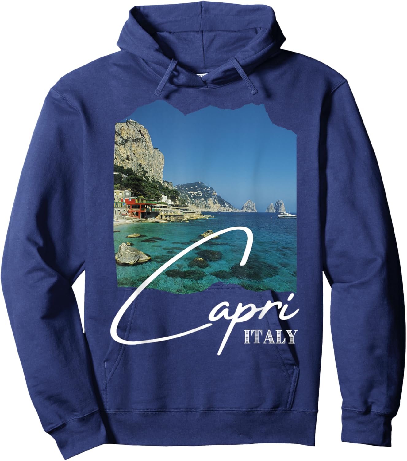 Capri Island - Capri Italy - Capri Souvenir Hoodie - Hoodie | Navy