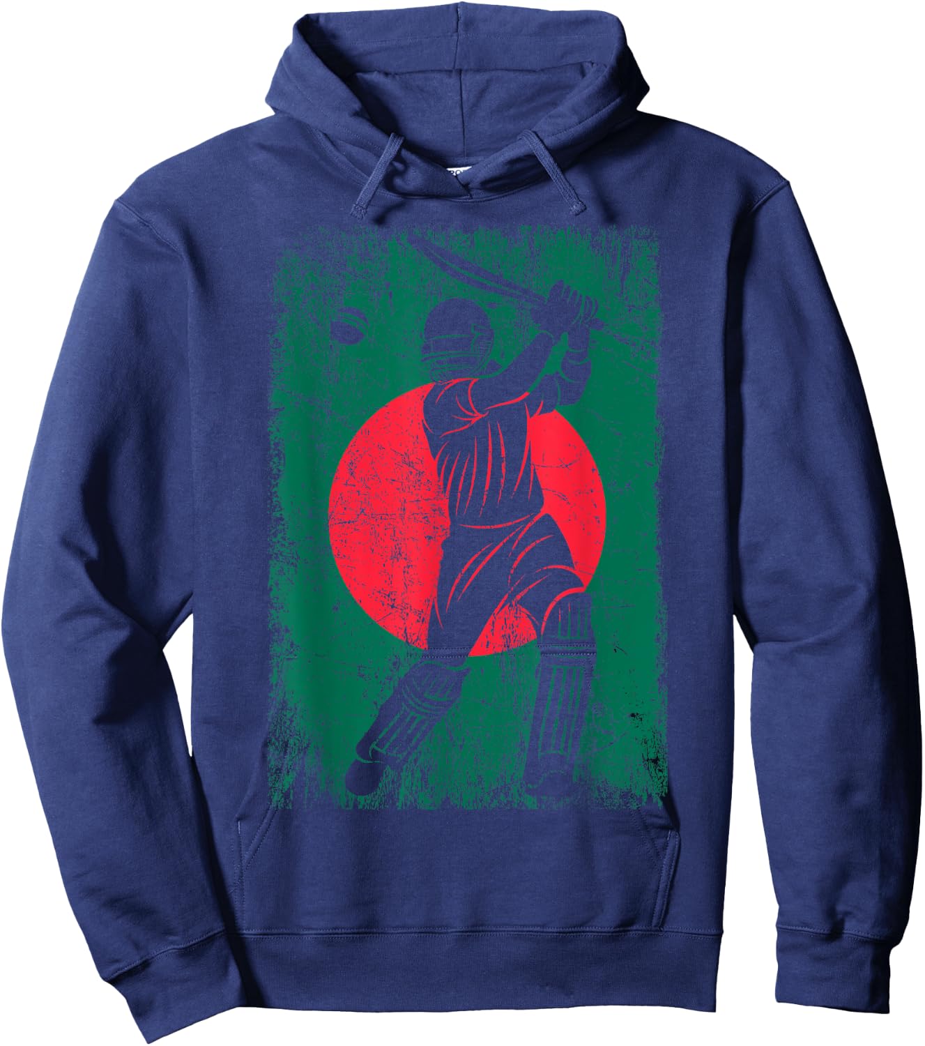 Bangladesh Flag Cricket Jersey Fan Player Coach Hoodie - Hoodie | Navy