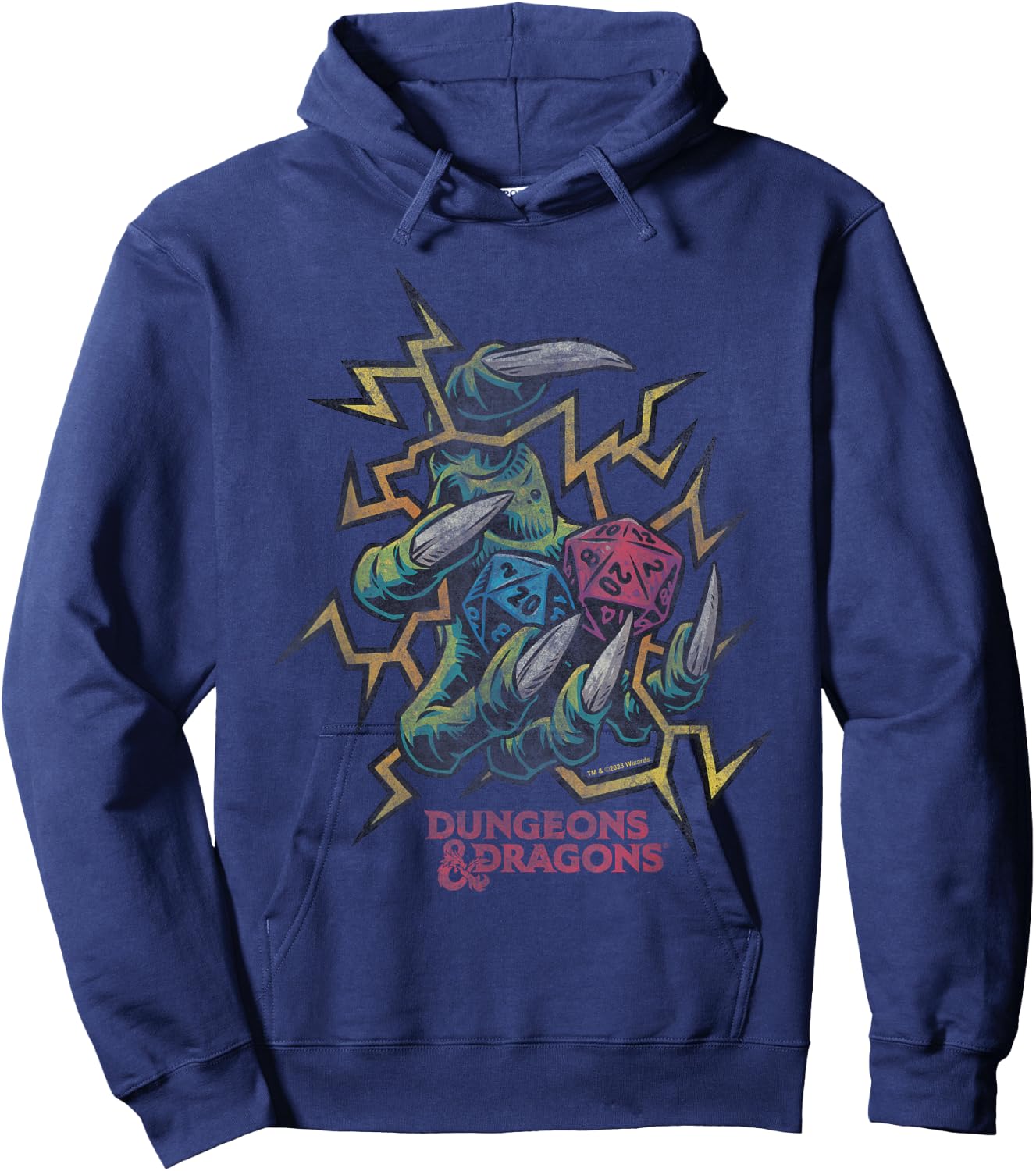 Dungeons & Dragons High Roller Hoodie - Hoodie | Navy