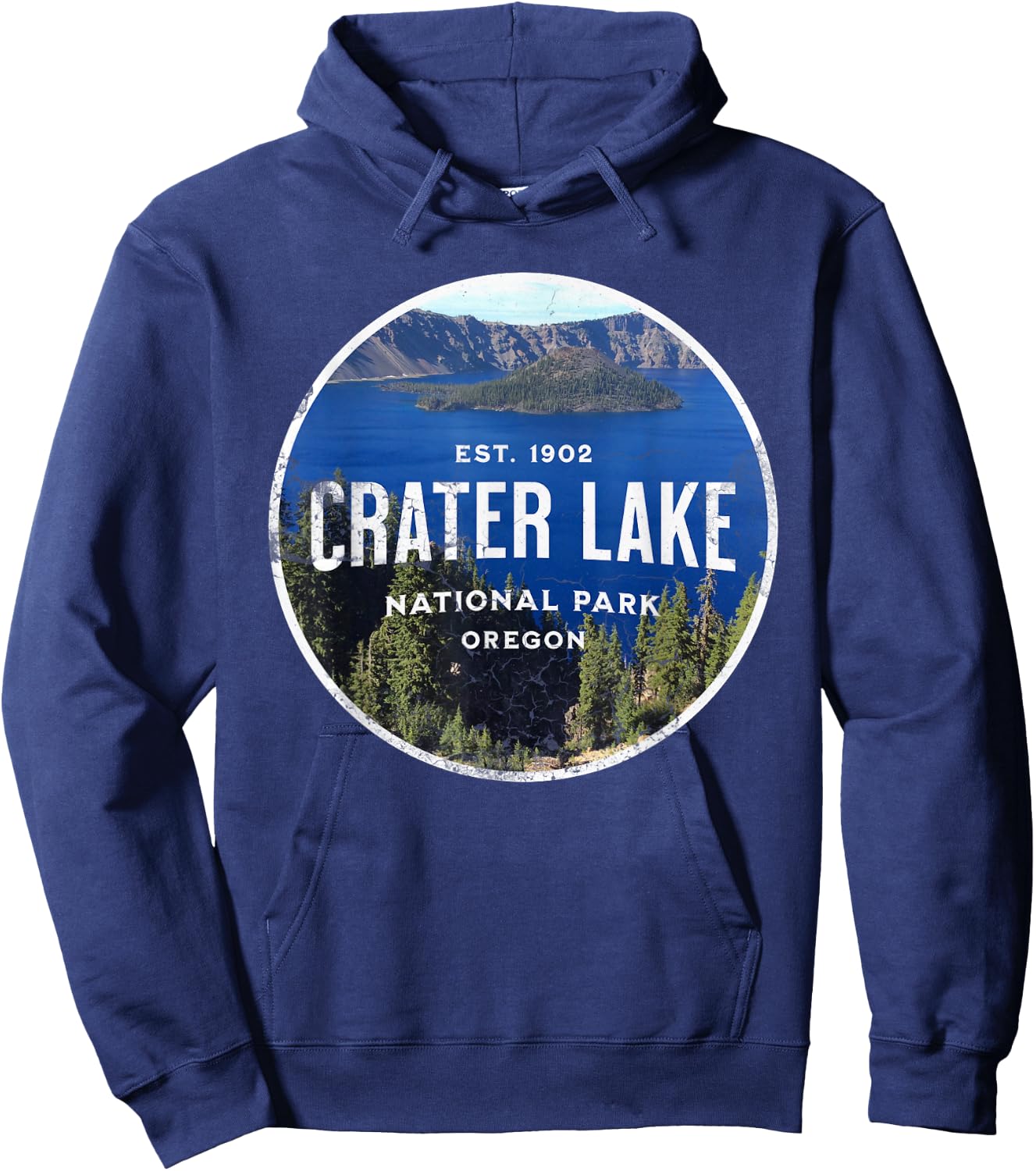 Crater Lake National Park Hoodie - Hoodie | Navy
