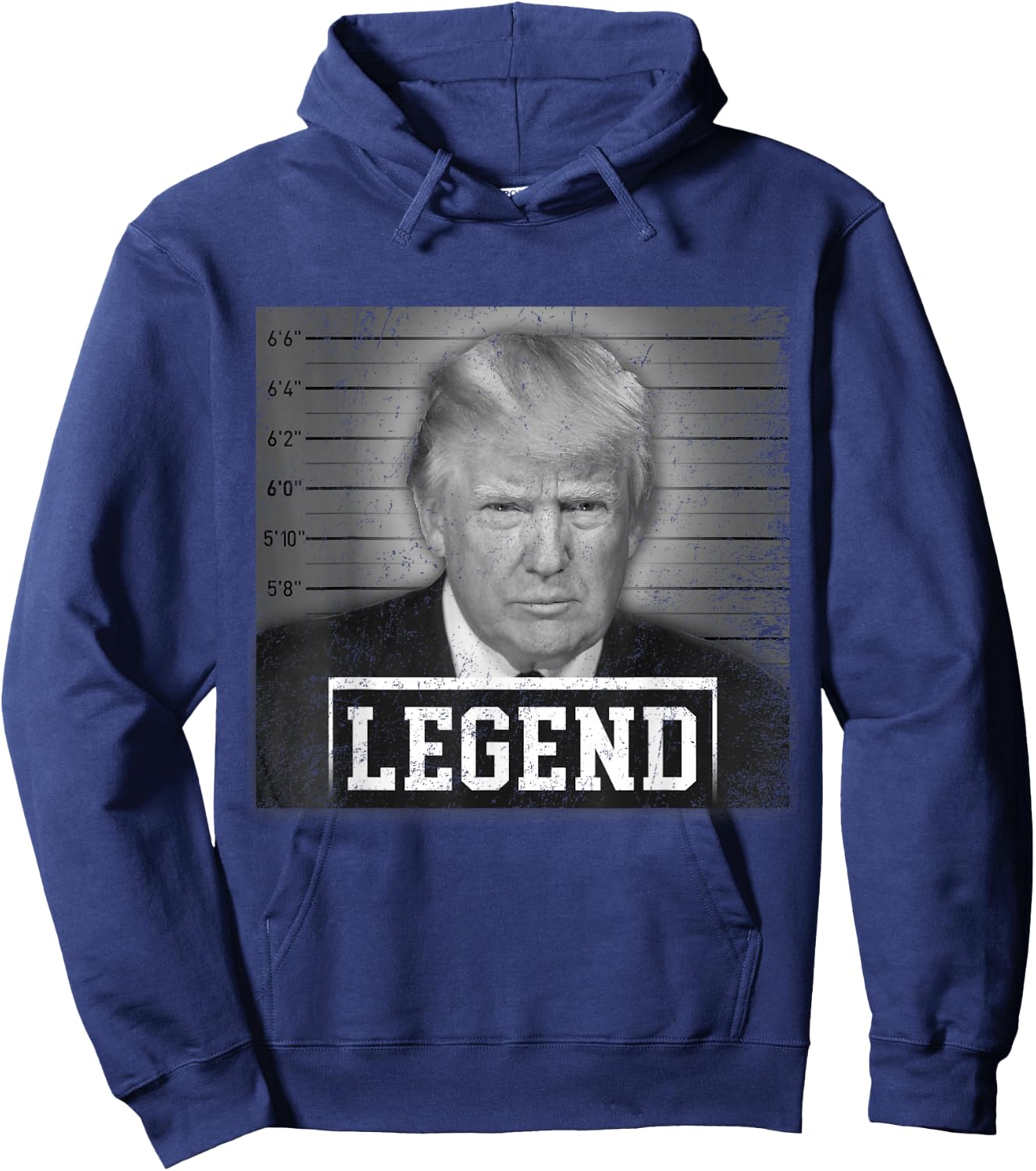 Trump 2024 Mugshot President Legend Save America Vintage Hoodie - Hoodie | Navy