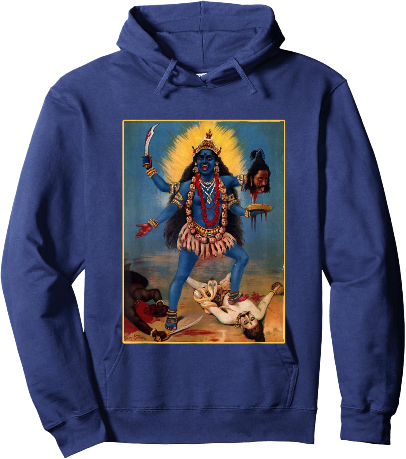 Ma Kali The Divine Mother Hoodie - Hoodie | Navy