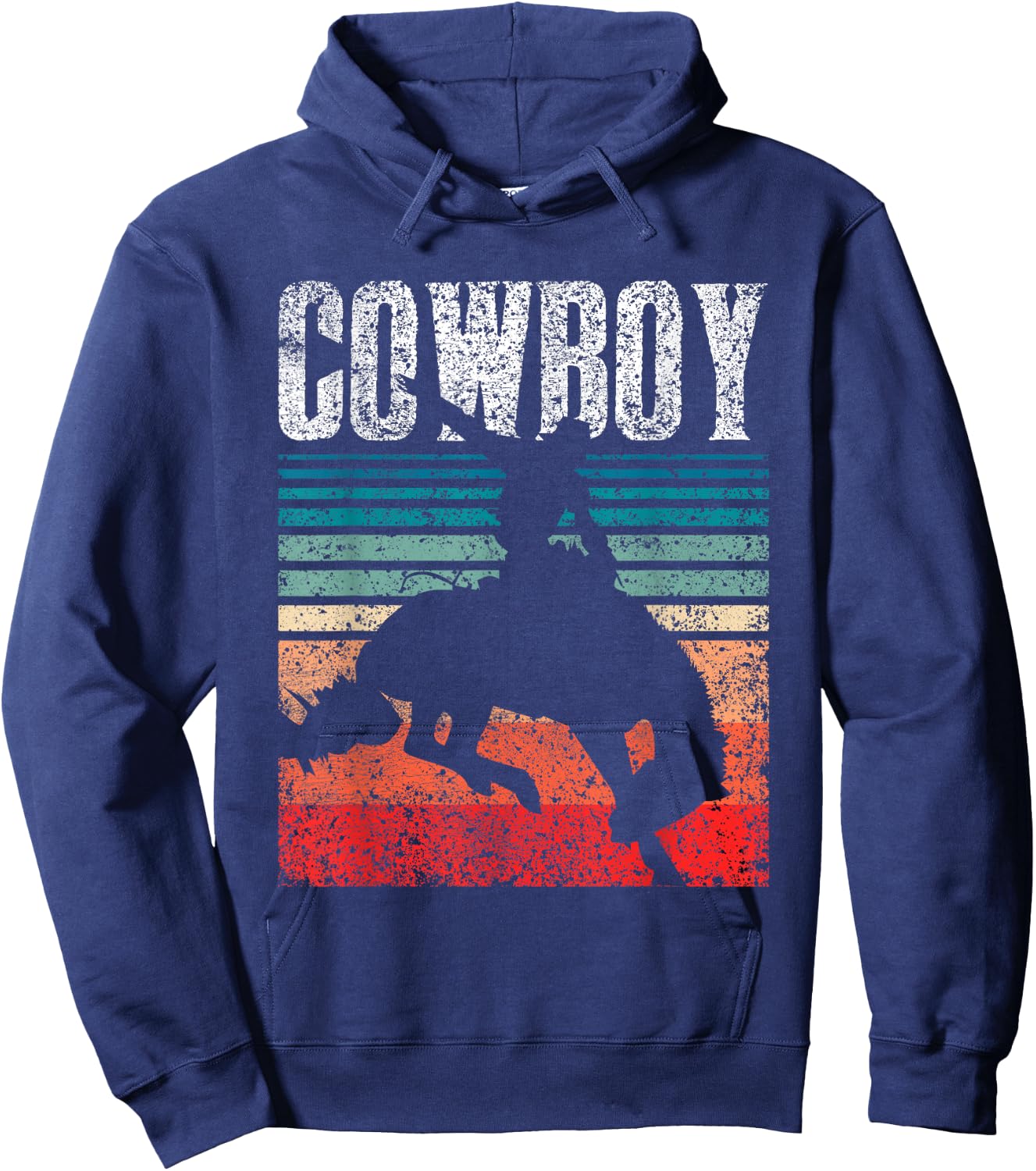 Love Design Cowboys Lover Cowboy - & -Youth Boys Black Polyester 65% Cotton 35% Short Sleeve Regular Fit - Cowboy - Small - Christmas, Birthday Hoodie - Hoodie | Navy