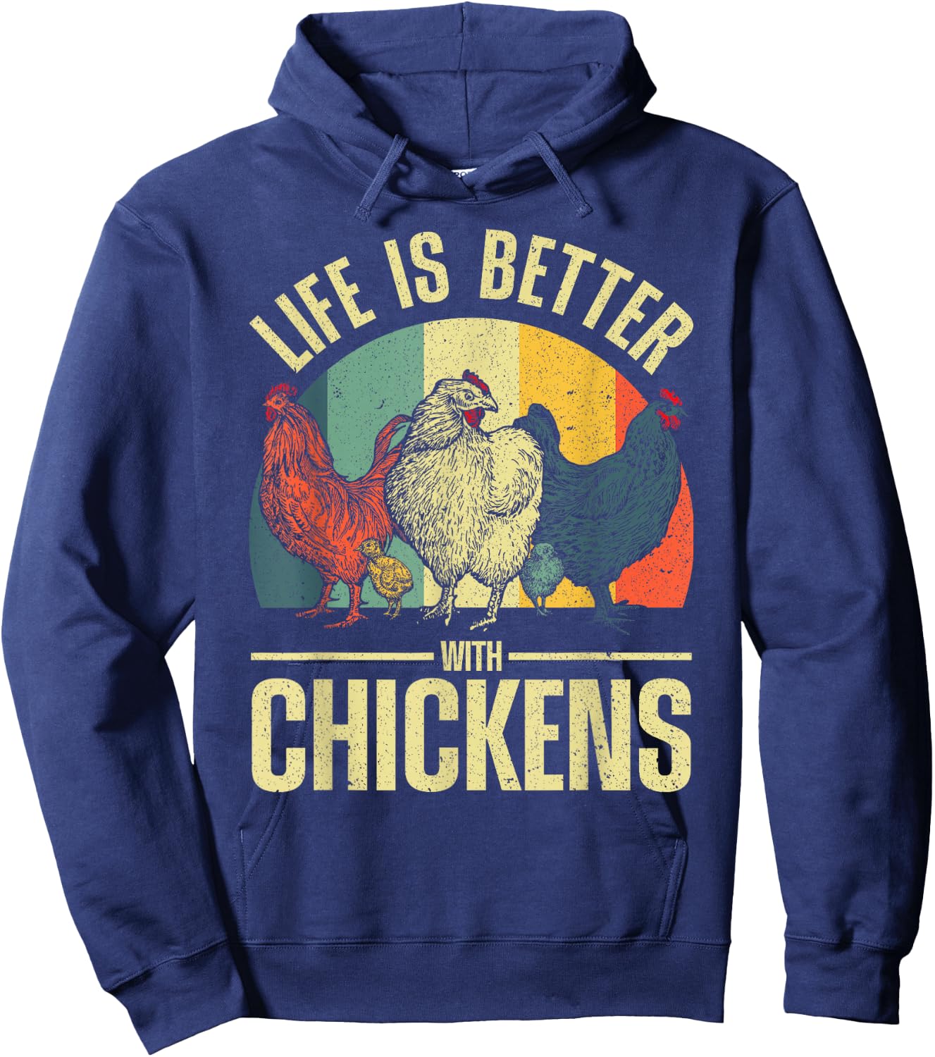 Cute Chicken Women Chicken Farmer Whisperer Lovers Hoodie - Hoodie | Navy