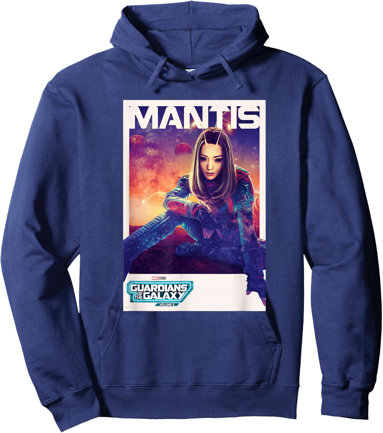 Marvel Guardians of The Galaxy Volume 3 Mantis Poster Hoodie - Hoodie | Navy