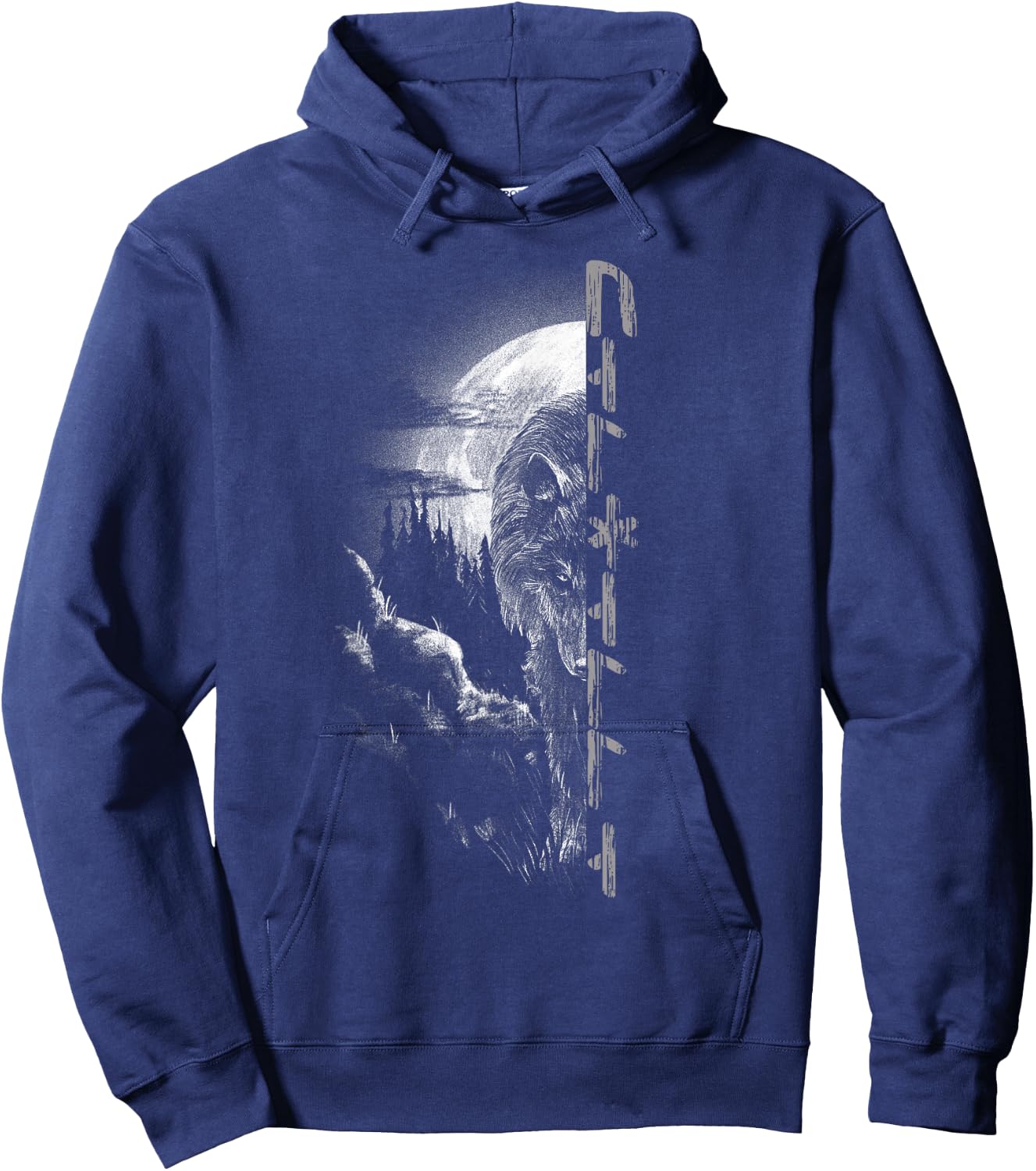 Wolf Fenris Wolf Fenrir Viking Valhalla Runes Germanic Hoodie - Hoodie | Navy
