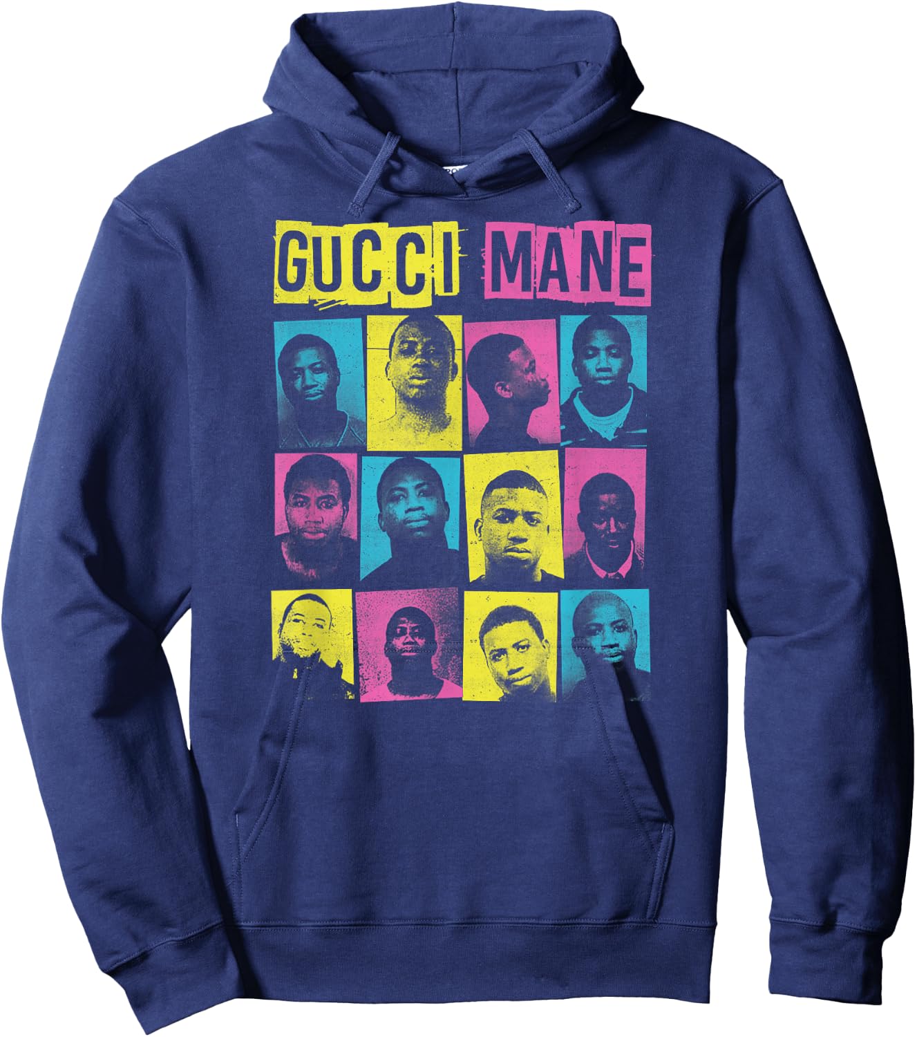Gucci Mane Gucci Squares Hoodie - Hoodie | Navy