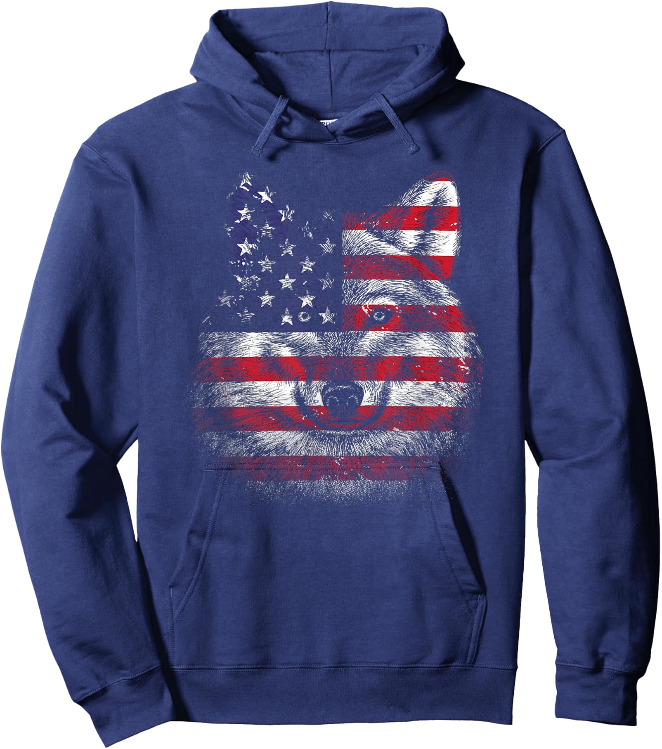 Cute Wolf Art Women Wolf Predator Animal Lover Hoodie - Hoodie | Navy