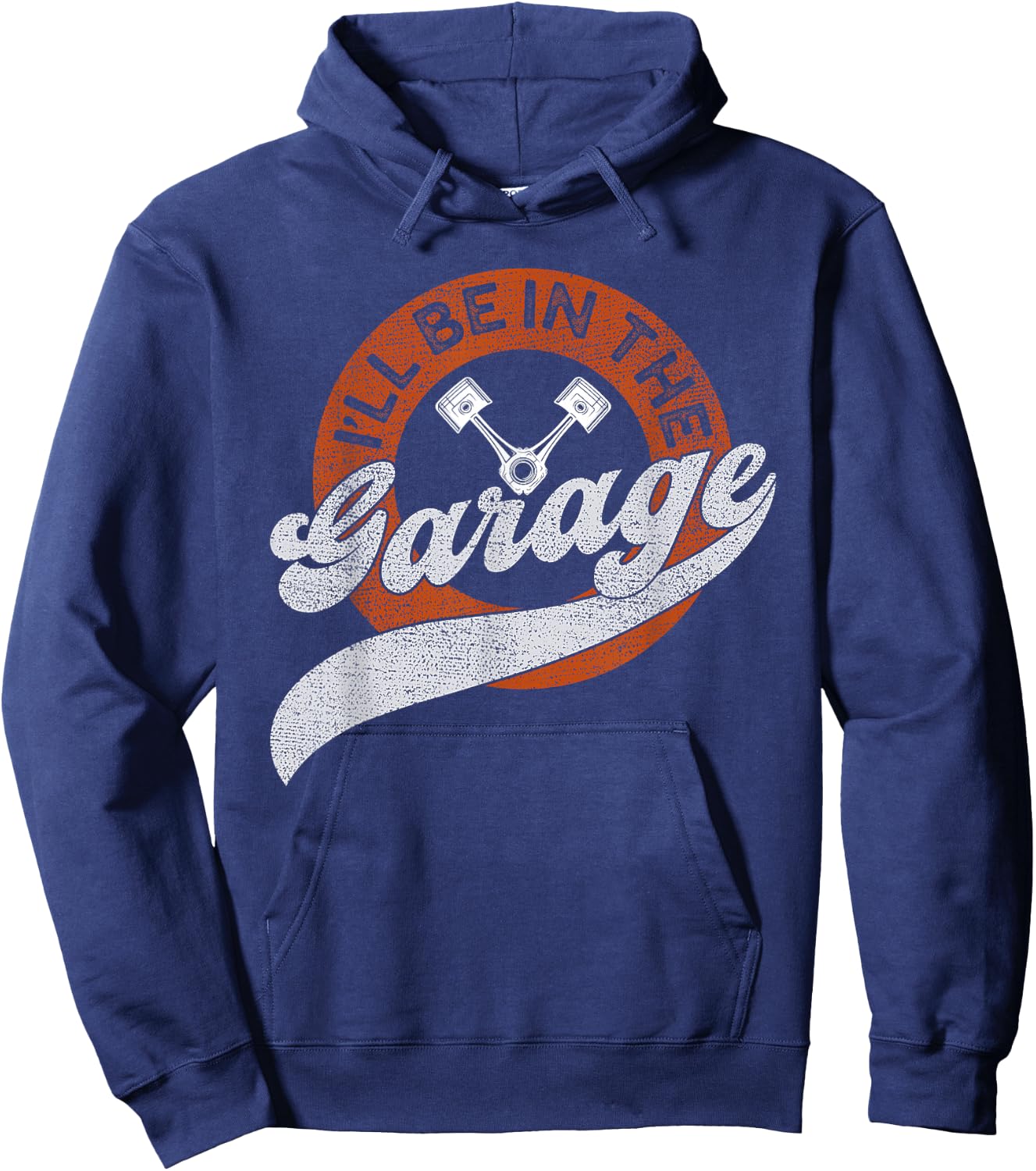 I'll Be in The Garage Hoodie - Hoodie | Navy