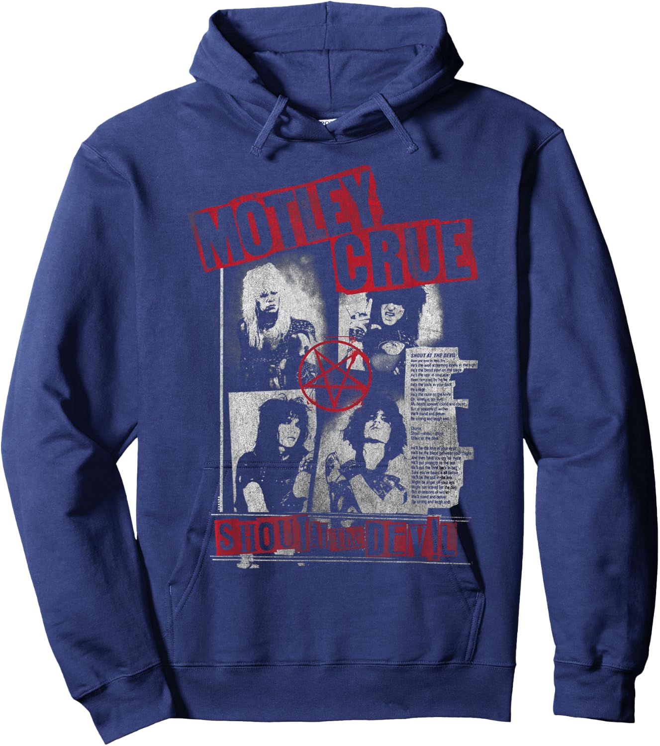 Mötley Crüe – Punk Flyer Hoodie - Hoodie | Navy