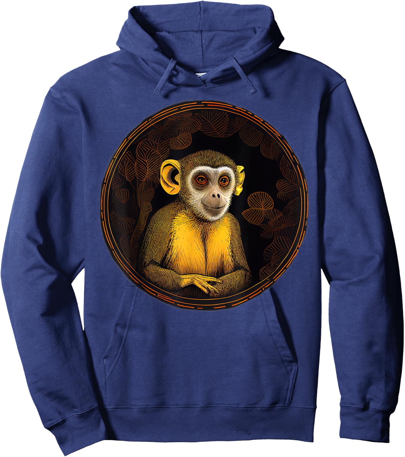 Squirrel Monkey Animal Lover Wildlife Squirrel Monkeys Hoodie - Hoodie | Navy