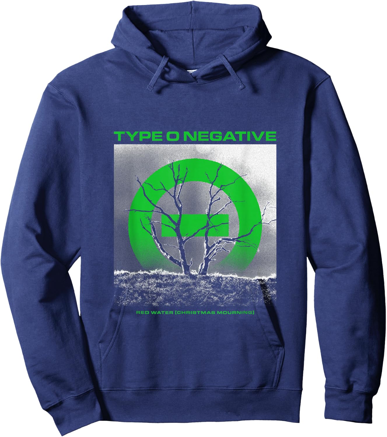 Type O Negative Red Water Green Hoodie - Hoodie | Navy