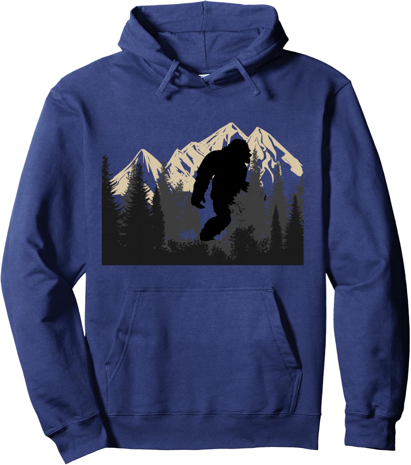 Bigfoot Sasquatch Design Women and Men Trip Hiking lovers Hoodie - Hoodie | Navy