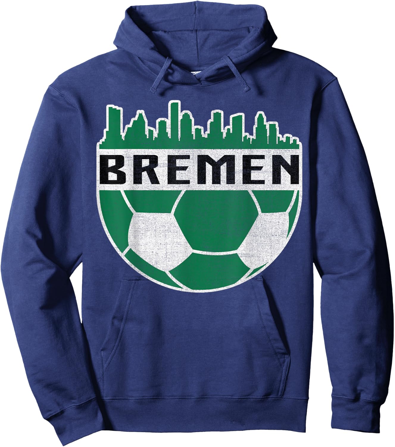 Fuballmannschaft Fuballklub Bremer Geschenk Football Fan , -Adults, Kids, Black, Small, Short Sleeve, , Sports Team Fan Hoodie - Hoodie | Navy