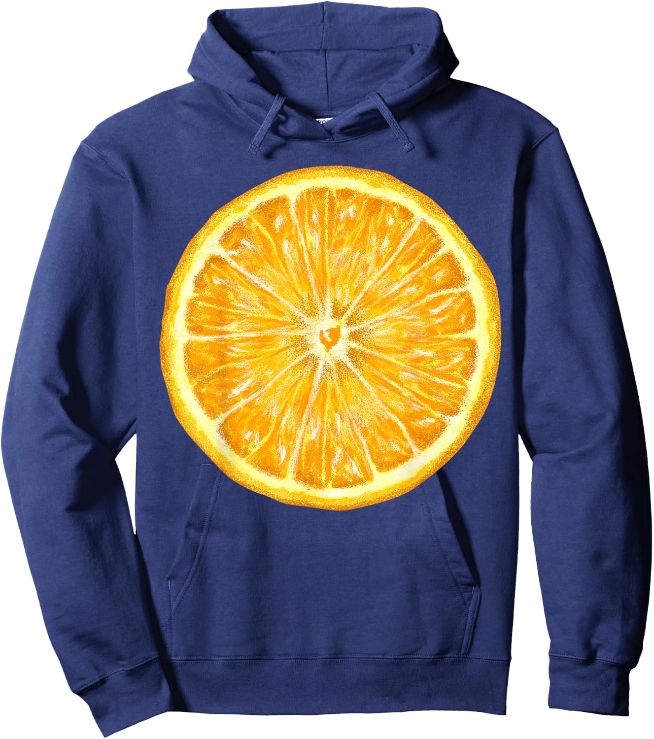 Awesome Juicy Fruit Orange Sliced Costume Outfit Themed Hoodie - Hoodie | Navy