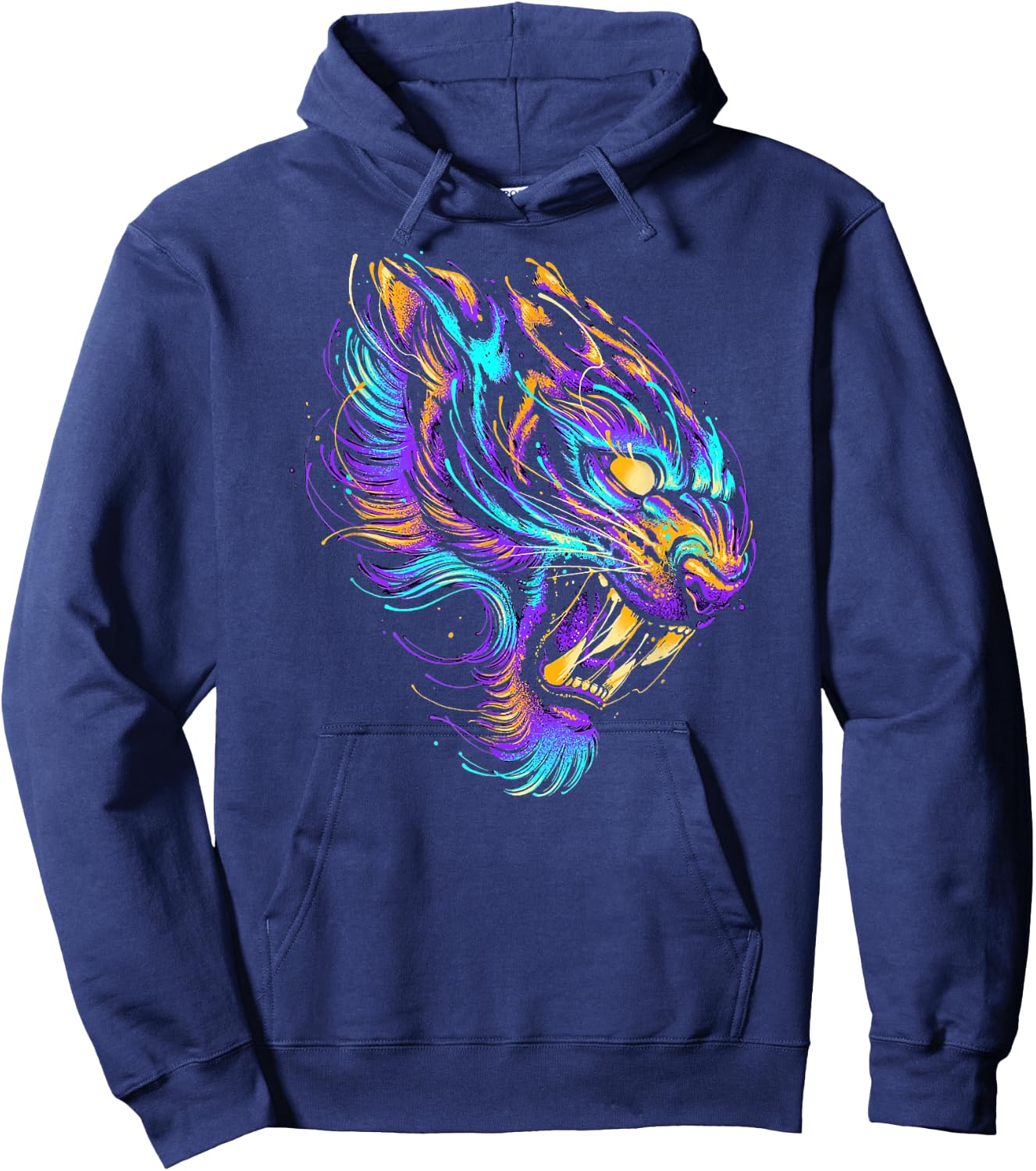 Sabertooth Tiger Hoodie - Hoodie | Navy