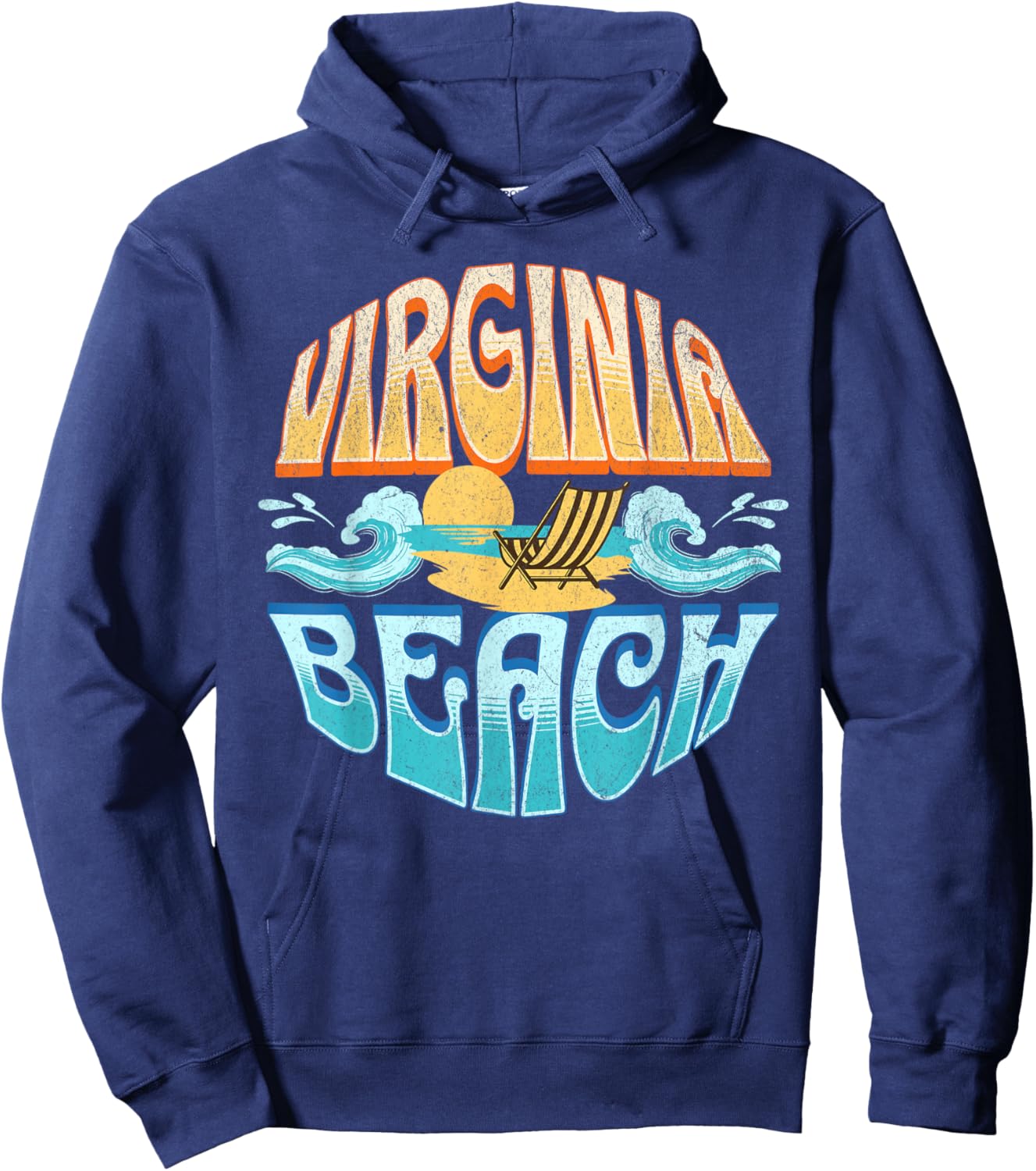 Virginia Beach Hoodie - Hoodie | Navy