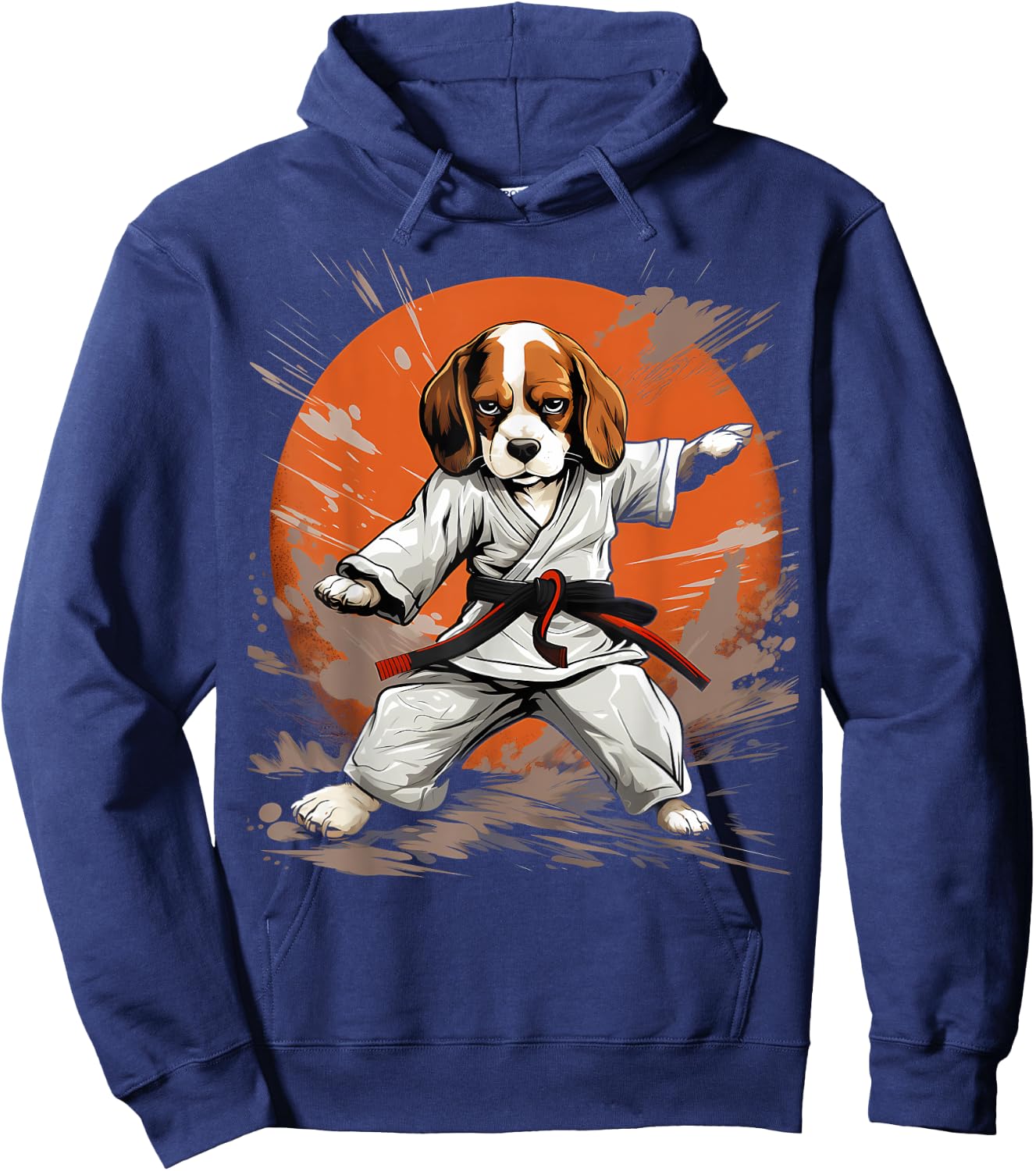 MMA Beagle Dog Karate Hoodie - Hoodie | Navy
