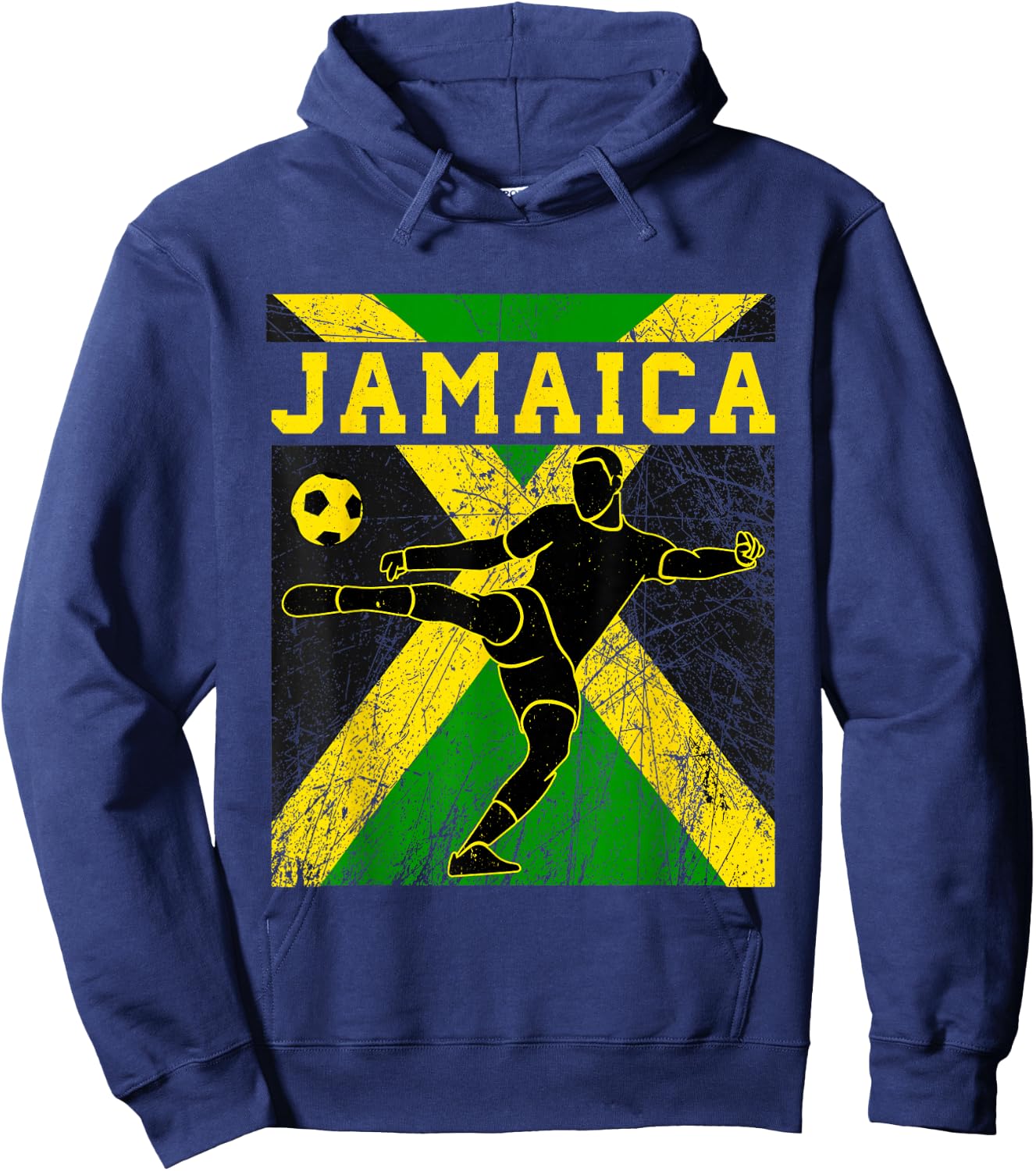 Jamaica Football Apparel Jamaican national Reggae Boys Hoodie - Hoodie | Navy