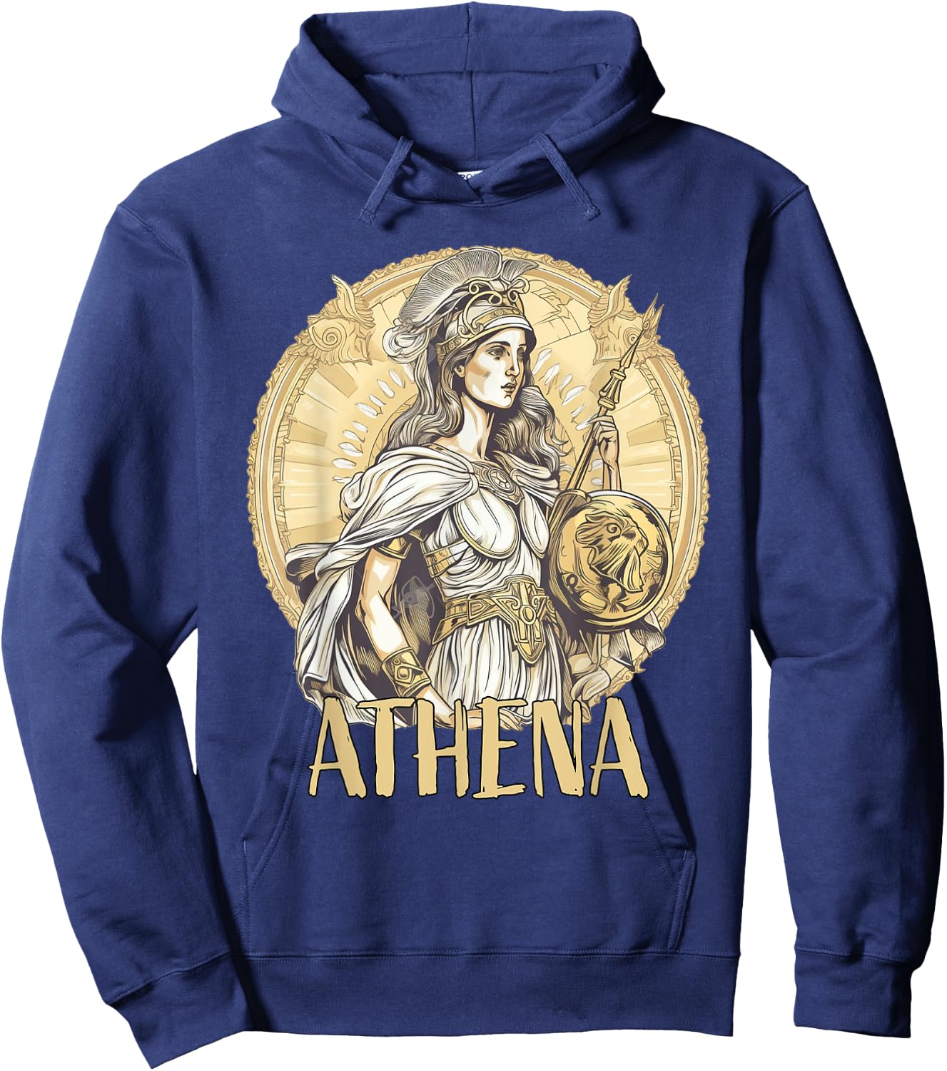 Greek Mythology: Athena the goddess of wisdom and war Hoodie - Hoodie | Navy