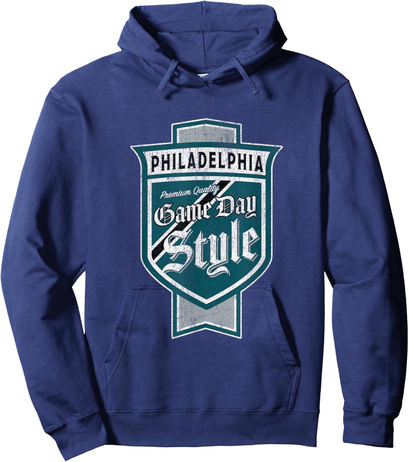 Vintage Philadelphia Beer Label - Philly Pride Hoodie - Hoodie | Navy