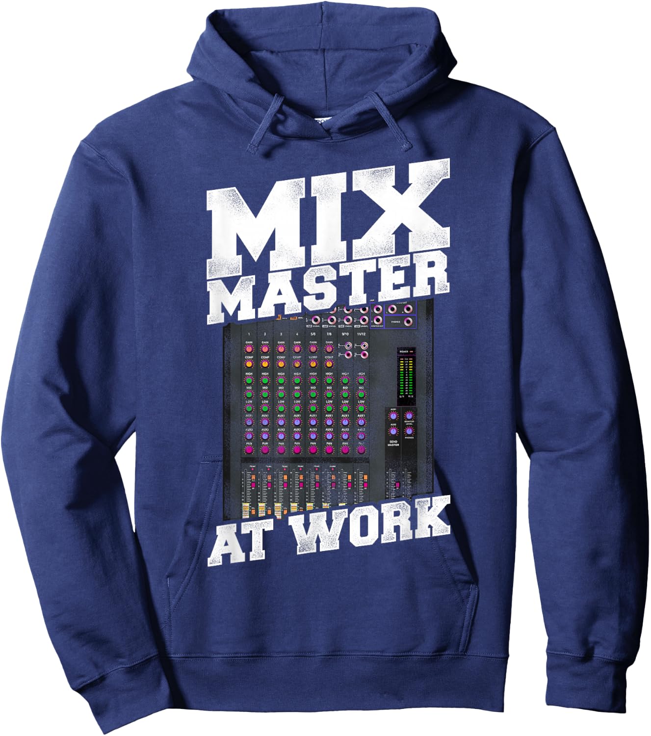 Mix Master - Audio Engineer Sound Engineer Mixing Board Hoodie - Hoodie | Navy