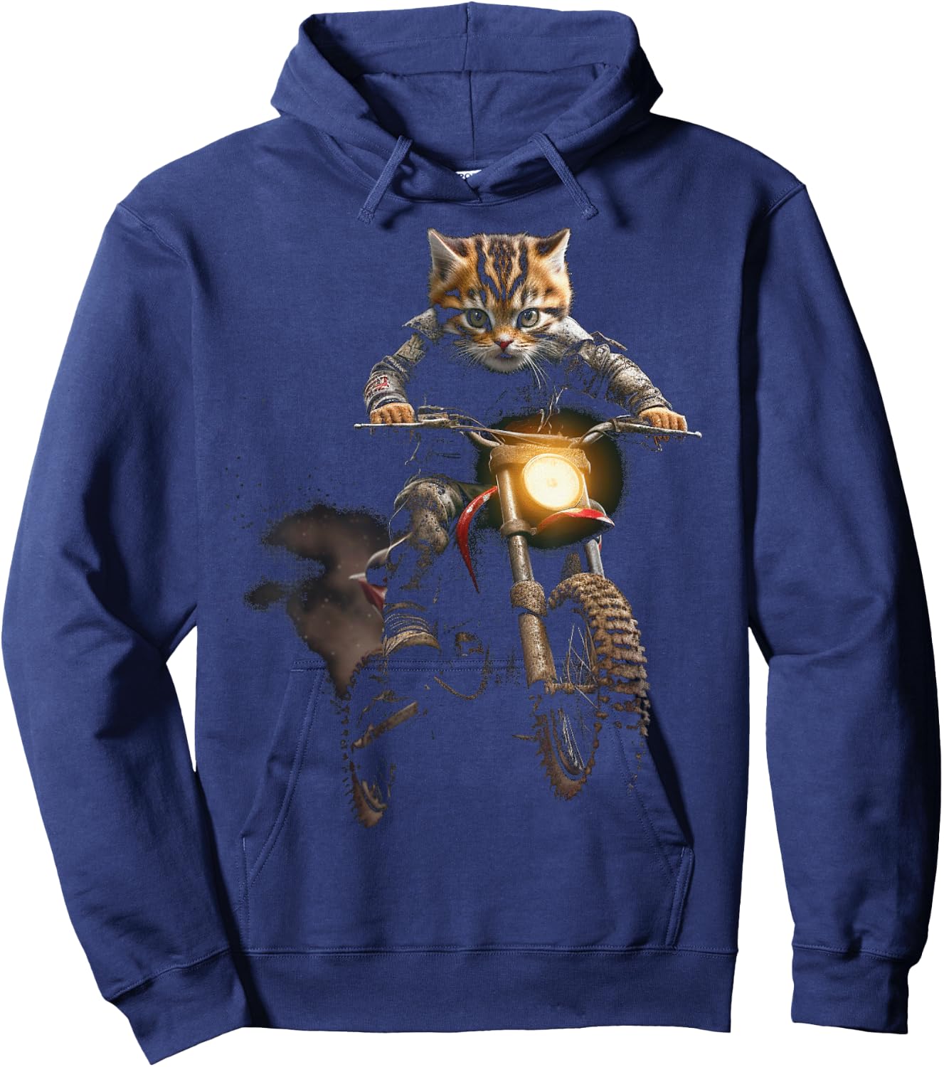 Brraaap Funny Dirt Bike Motocross For Riders Hoodie - Hoodie | Navy