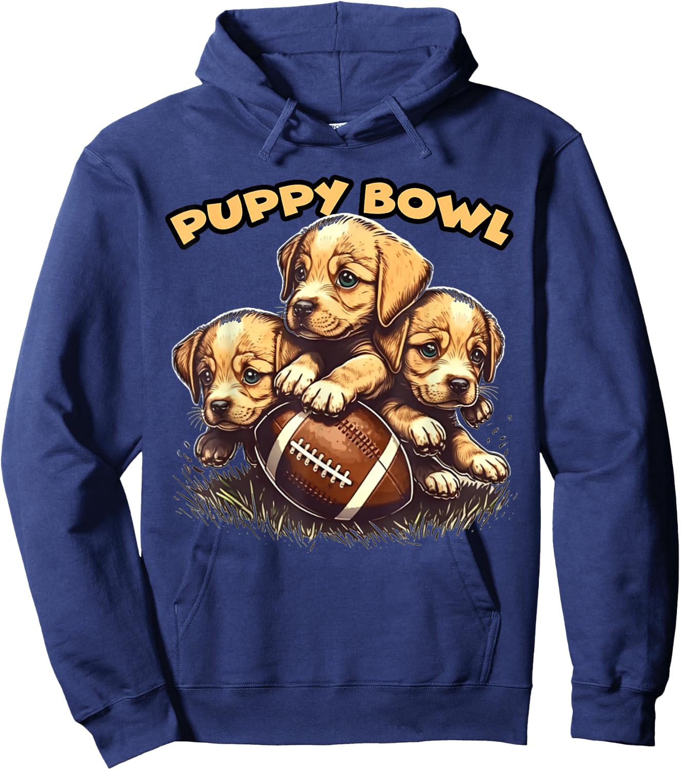 Puppy Bowl Sunday Funny Puppies Puppybowl Dog Fan Hoodie - Hoodie | Navy