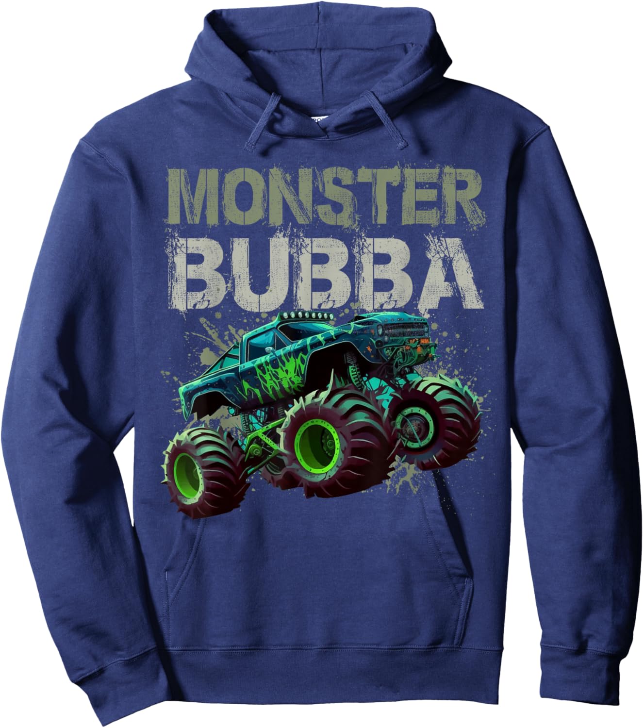 Monster Truck Bubba Family Matching Monster Truck Lovers Hoodie - Hoodie | Navy