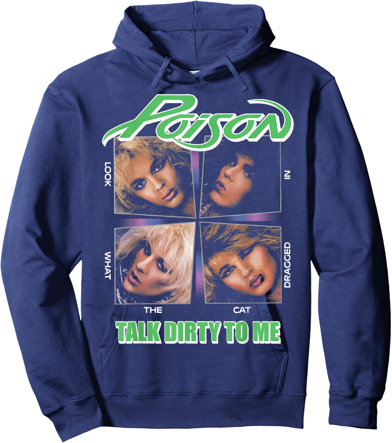Poison - Talk Dirty To Me Hoodie - Hoodie | Navy