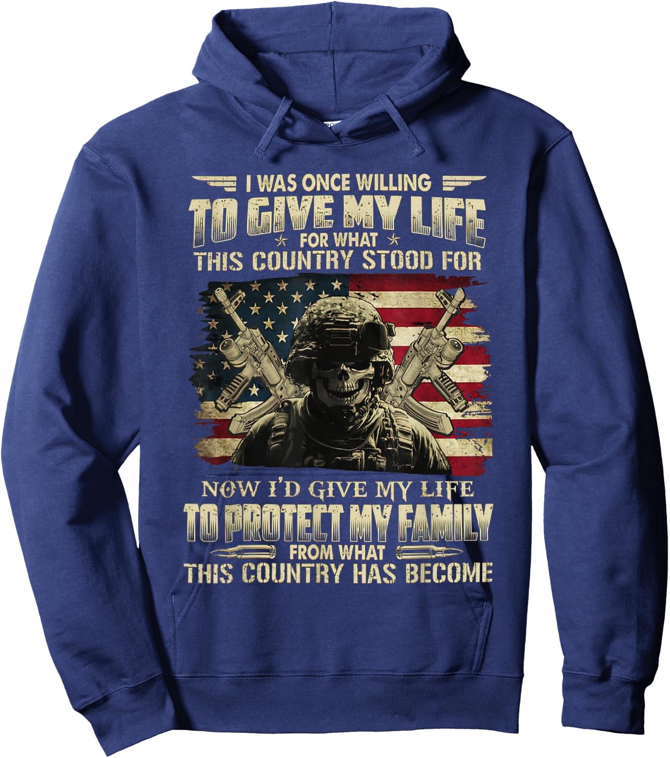 I Was Once Willing To Give My Life For What I Believed Hoodie - Hoodie | Navy