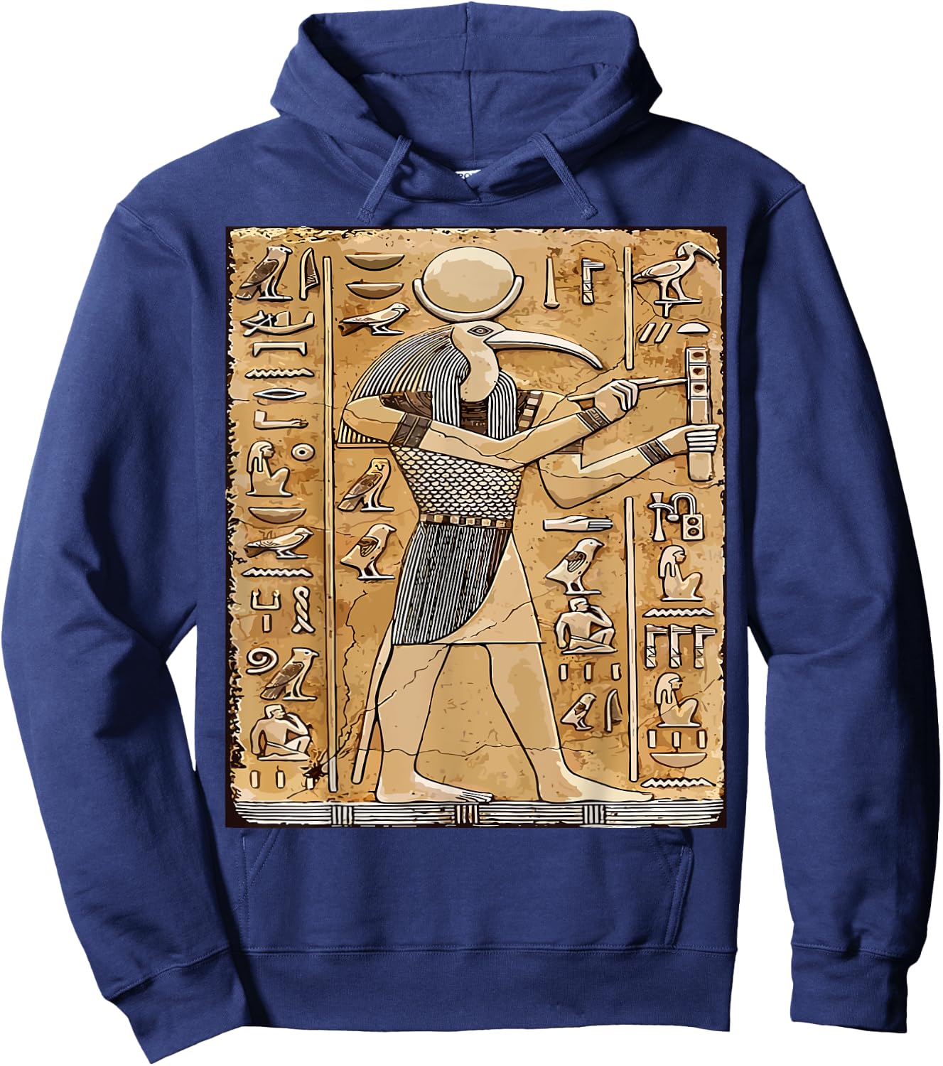 Djehuty | Egyptian God Of Moon | THOTH Hoodie - Hoodie | Navy