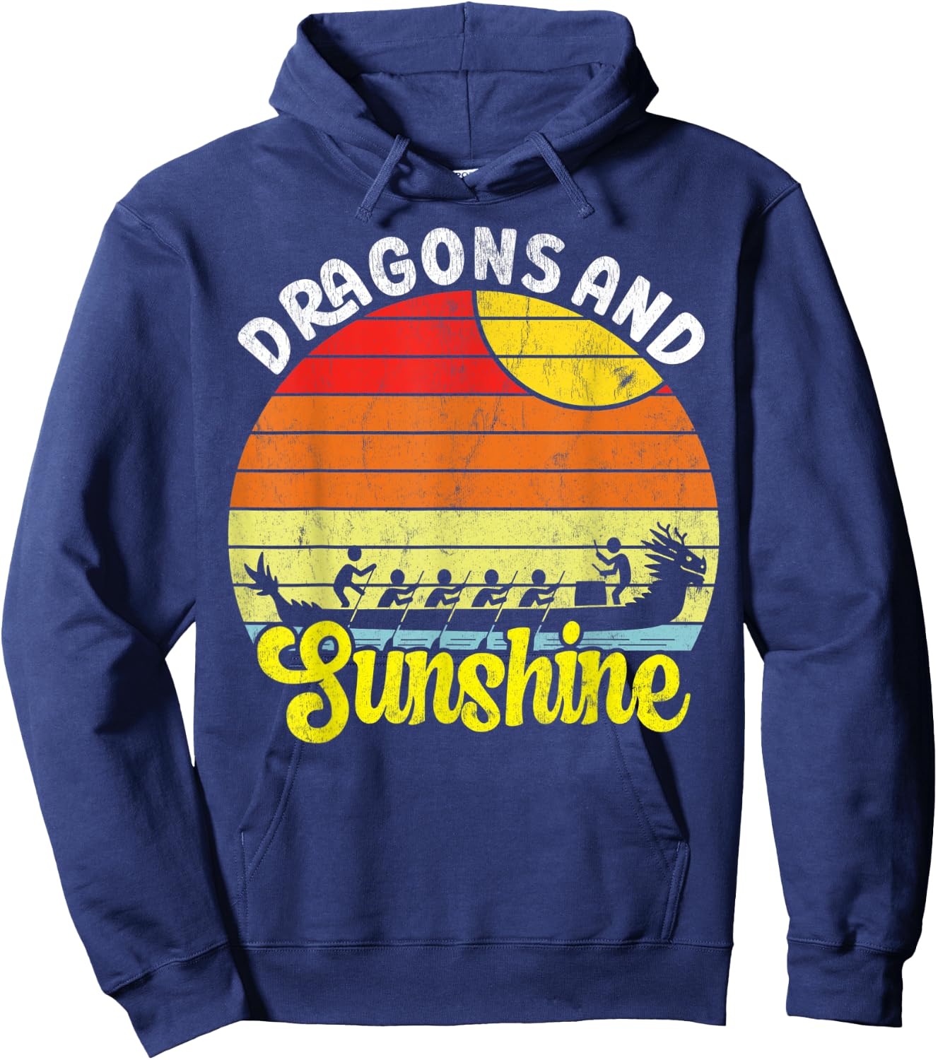 Dragon Boating Paddling Festival - Dragon Boat Race Hoodie - Hoodie | Navy