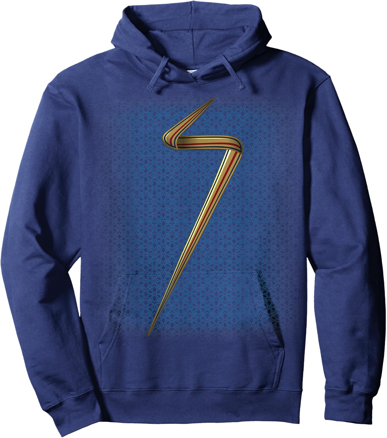 Marvel Ms. Marvel Kamala Khan Super Hero Halloween Costume Hoodie - Hoodie | Navy