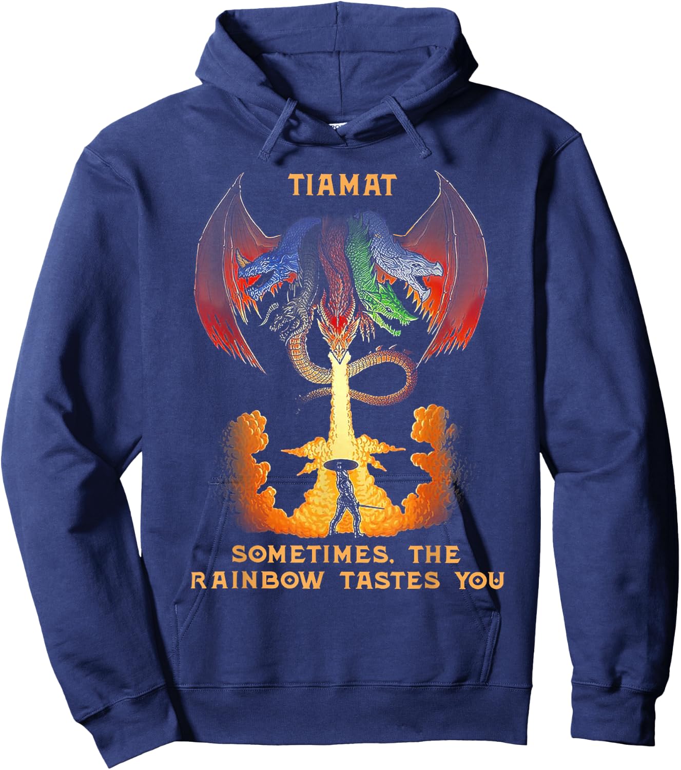 Dragon Tiamat Sometimes The Rainbow Tastes You Hoodie - Hoodie | Navy