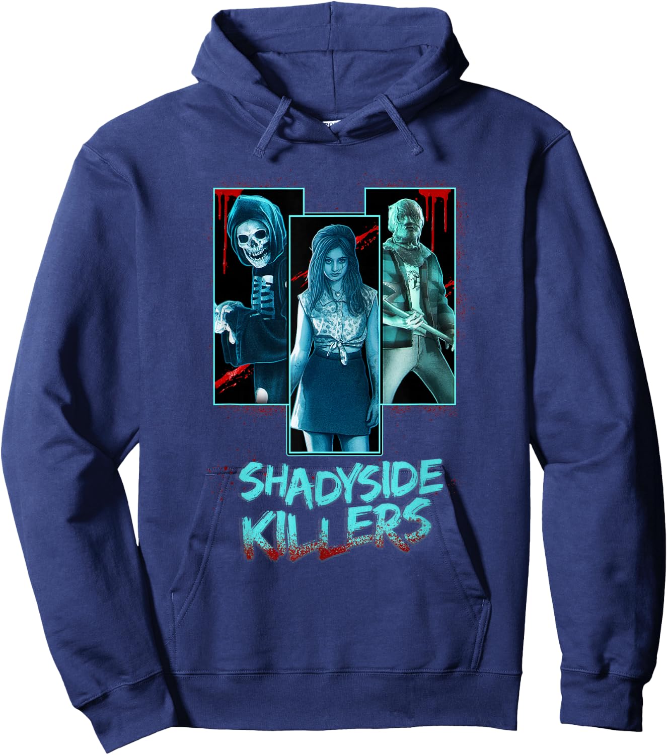 Fear Street Shadyside Killers Panels Hoodie - Hoodie | Navy