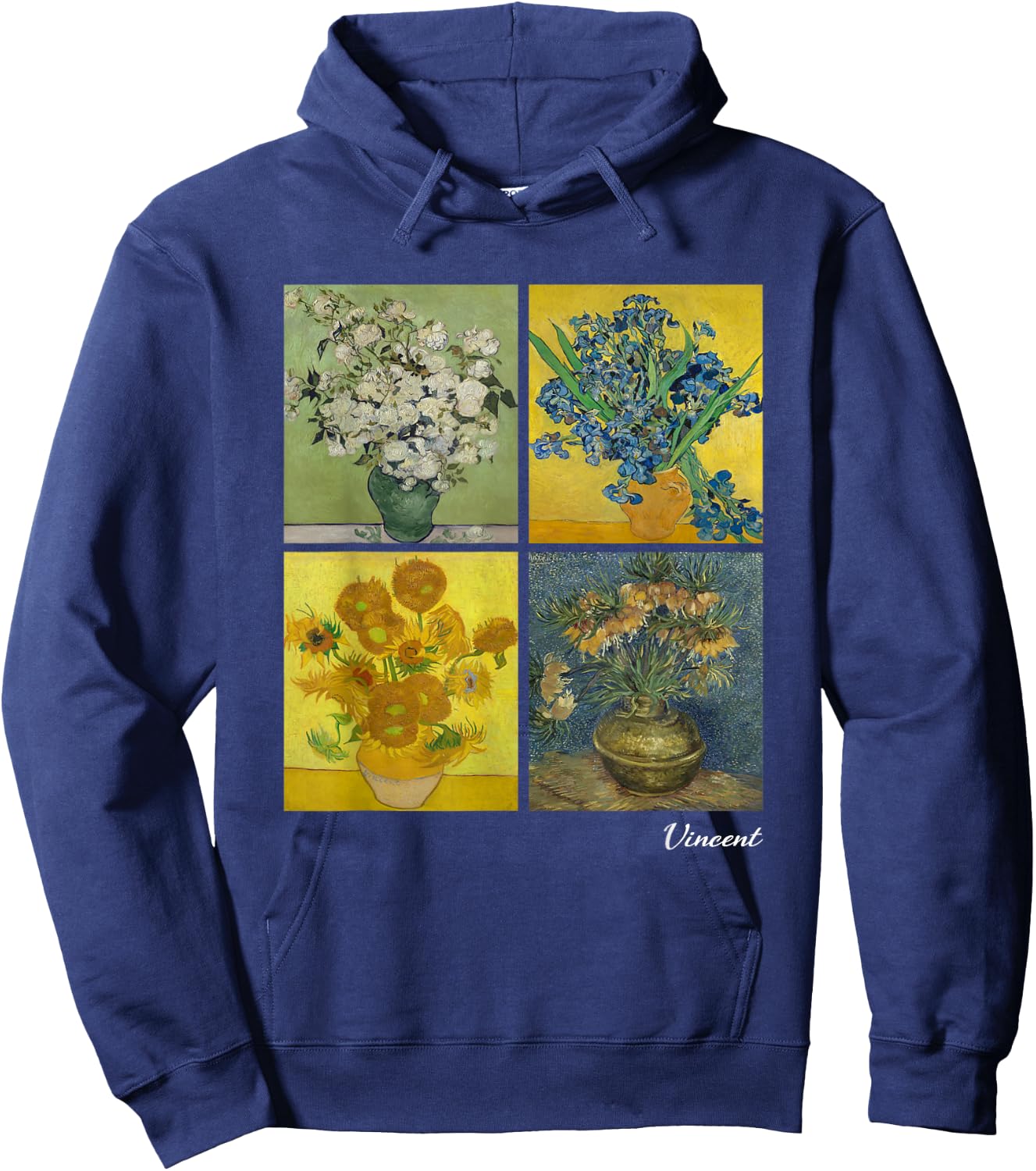 Modern Art Painting, Vincent van Gogh Hoodie - Hoodie | Navy