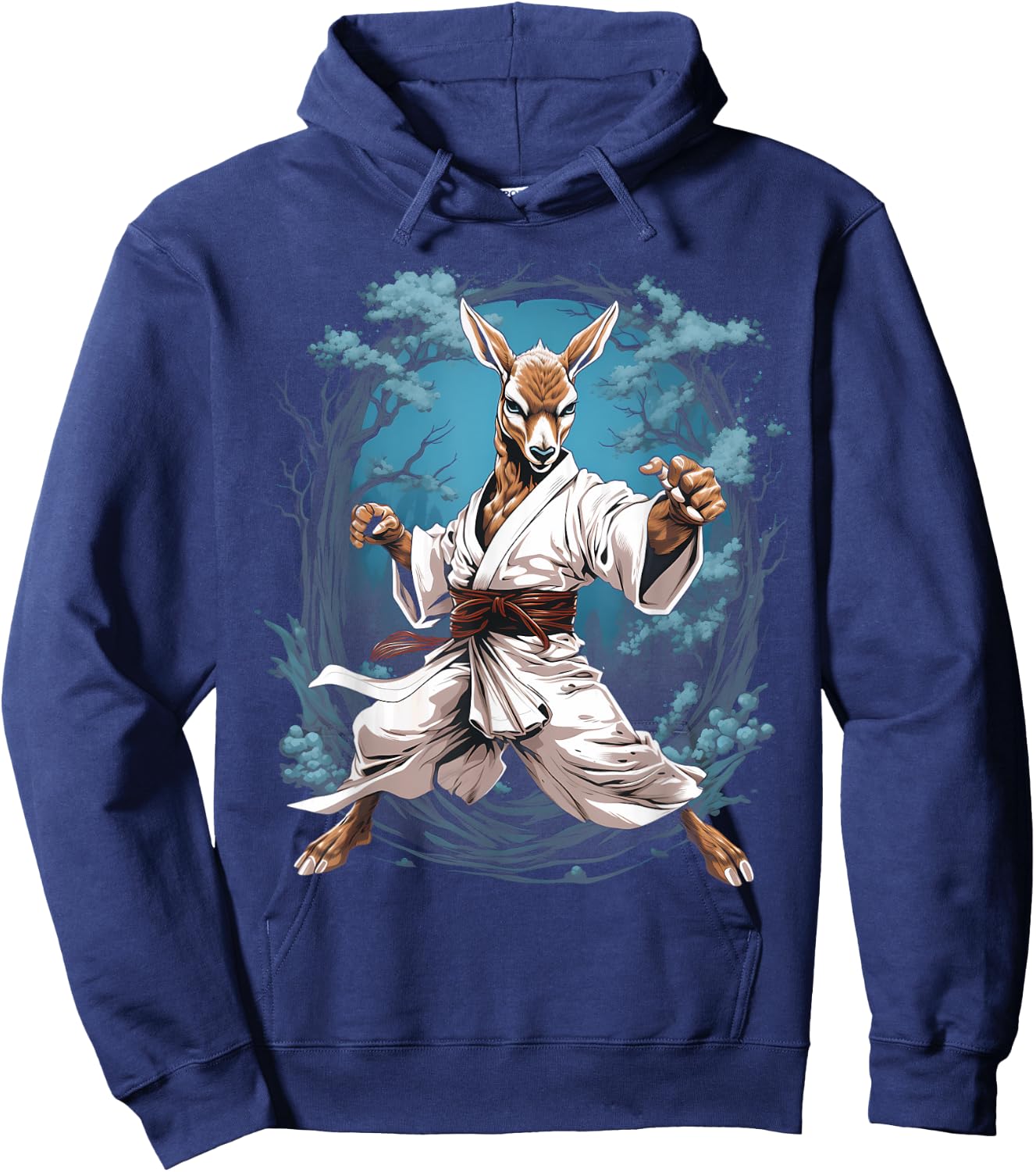 MMA Deer Karate Hoodie - Hoodie | Navy