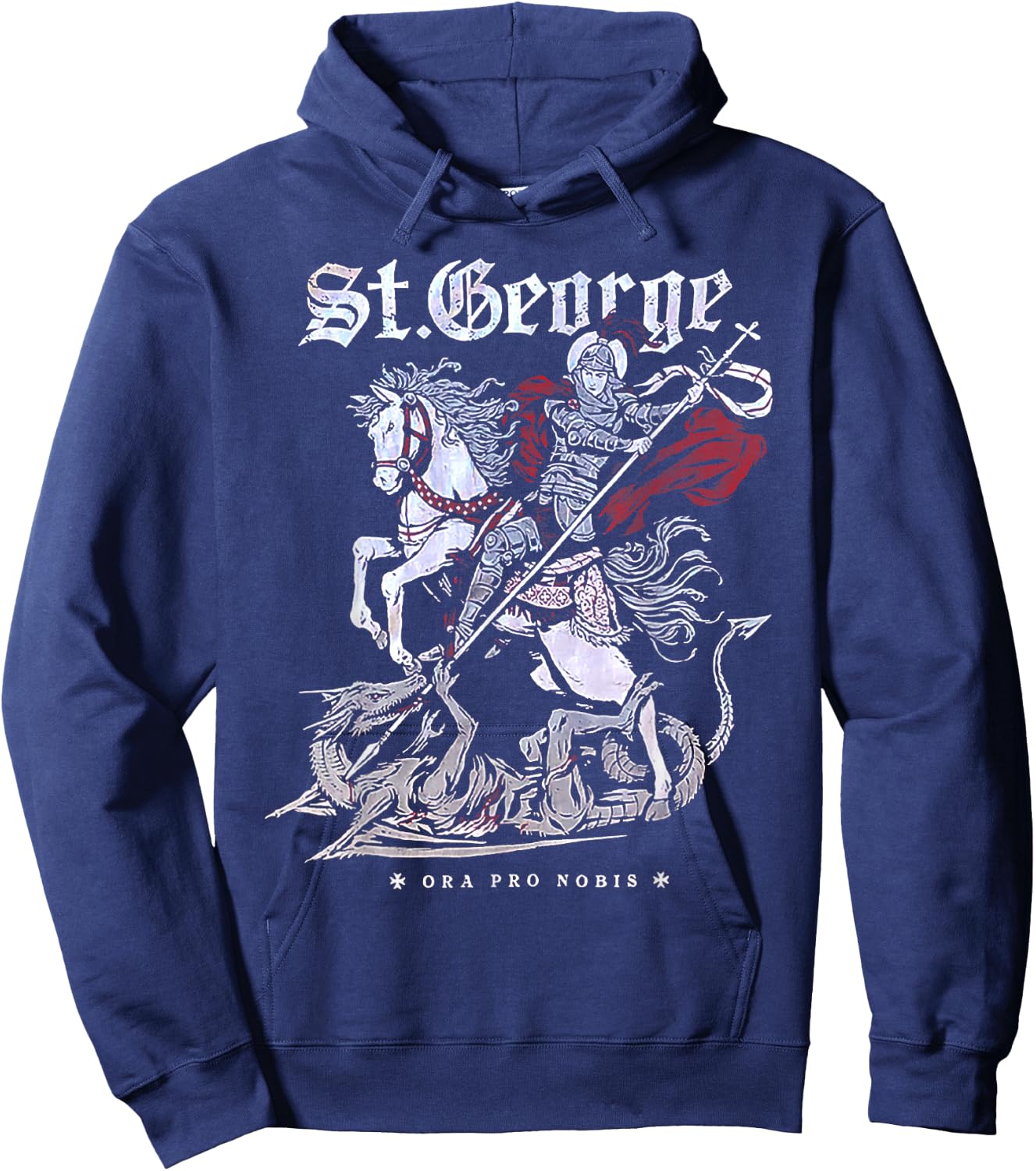 St. George and the Dragon Hoodie - Hoodie | Navy