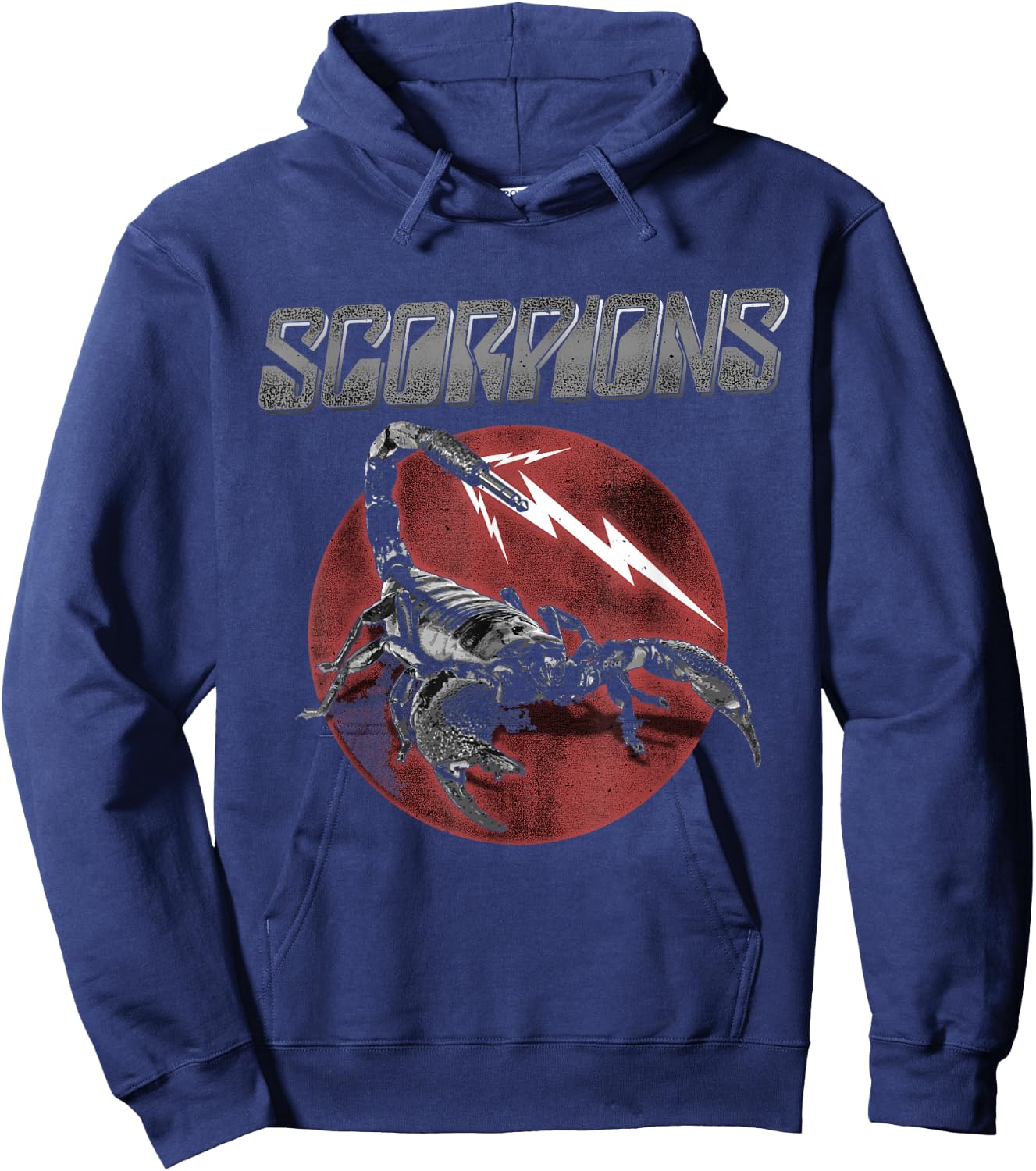 Official Scorpions 7 Jack Plug Black Hoodie - Hoodie | Navy