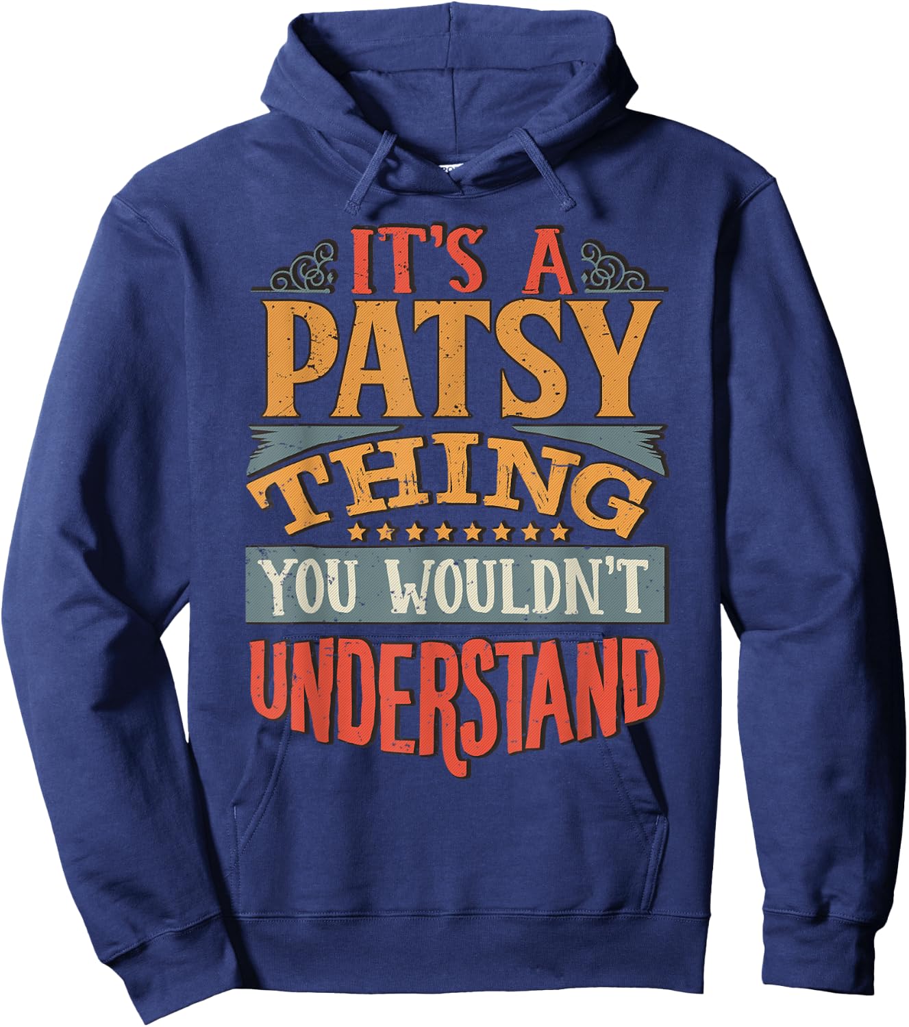 Patsy Name Hoodie - Hoodie | Navy