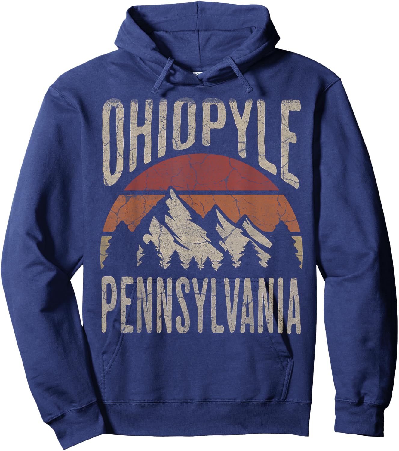 Ohiopyle State Park Pennsylvania Nature Hiking Outdoors Hoodie - Hoodie | Navy