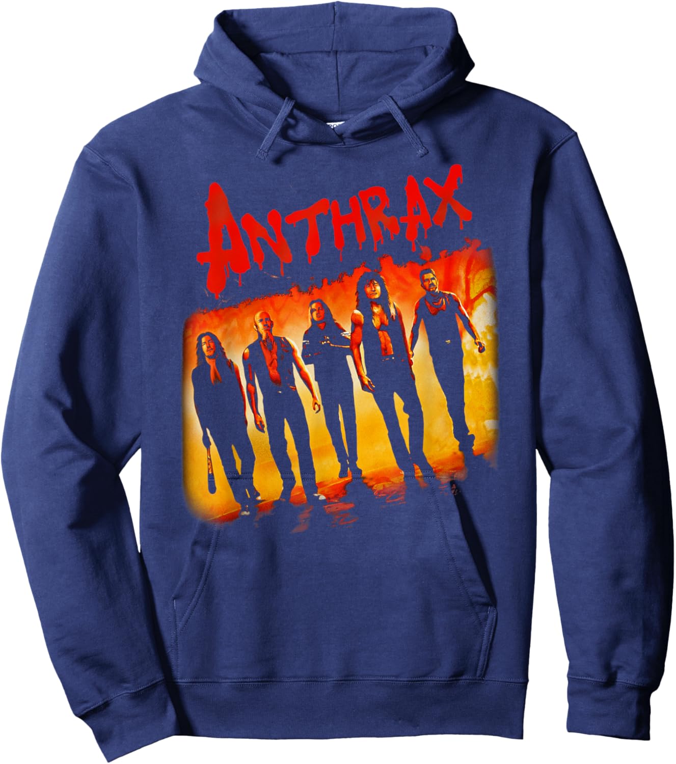 Anthrax – Warriors Hoodie - Hoodie | Navy
