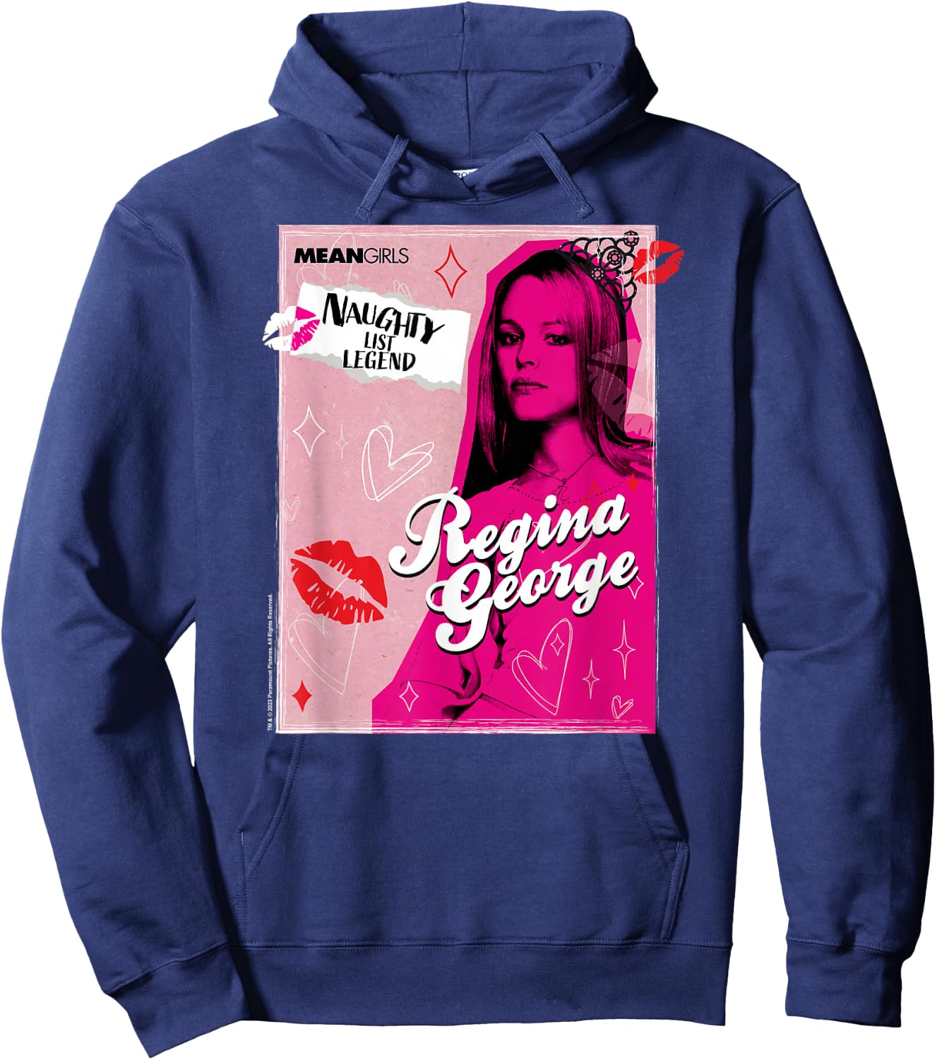 Mean Girls - Regina George Naughty List Legend Hoodie - Hoodie | Navy