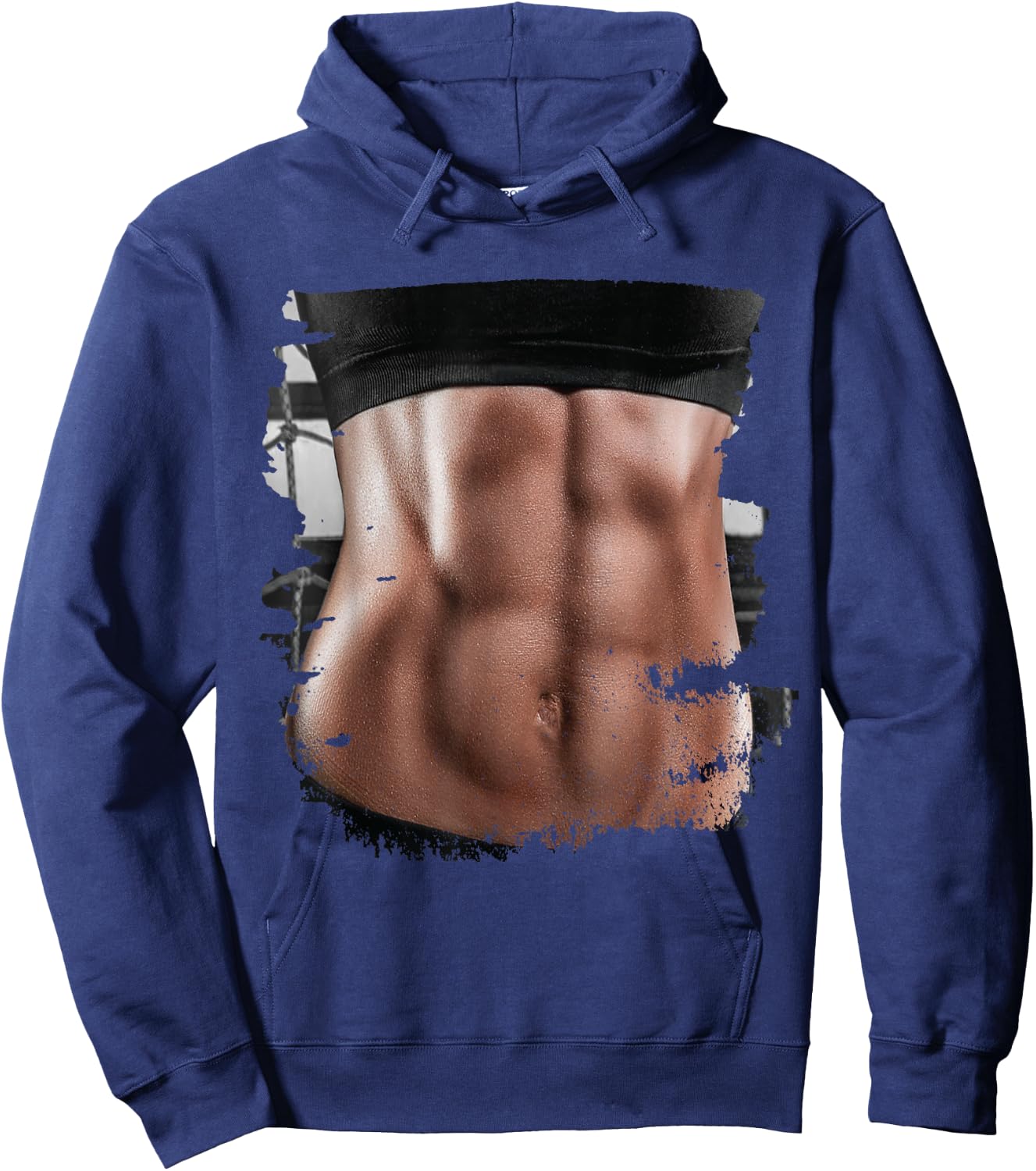 Fake Muscle I Woman Fitness Dream Woman Fitness Women Body Hoodie - Hoodie | Navy